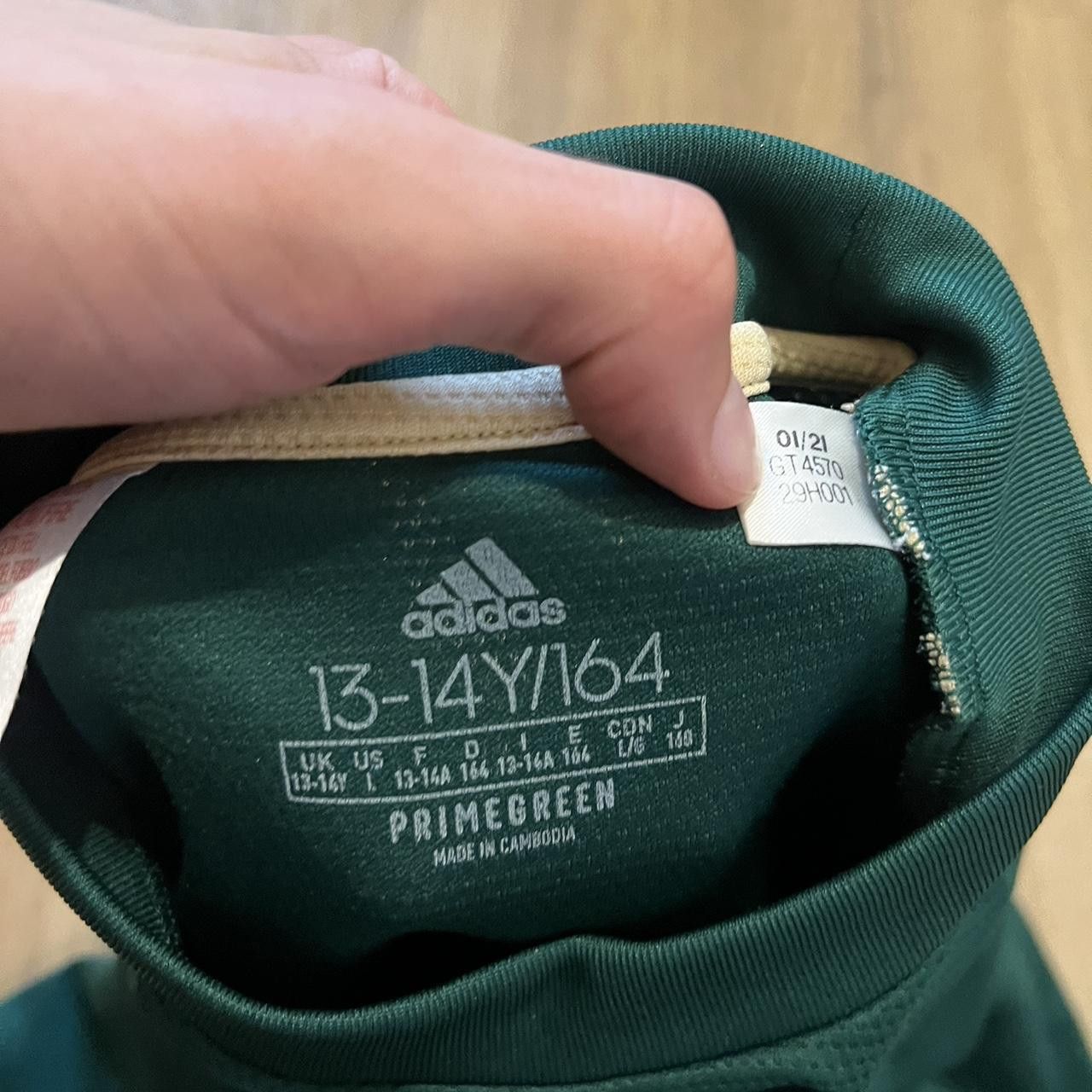 Adidas 2021-22 Celtic Glasgow Away Adidas training top Size US S / EU 44-46 / 1 - 4 Thumbnail