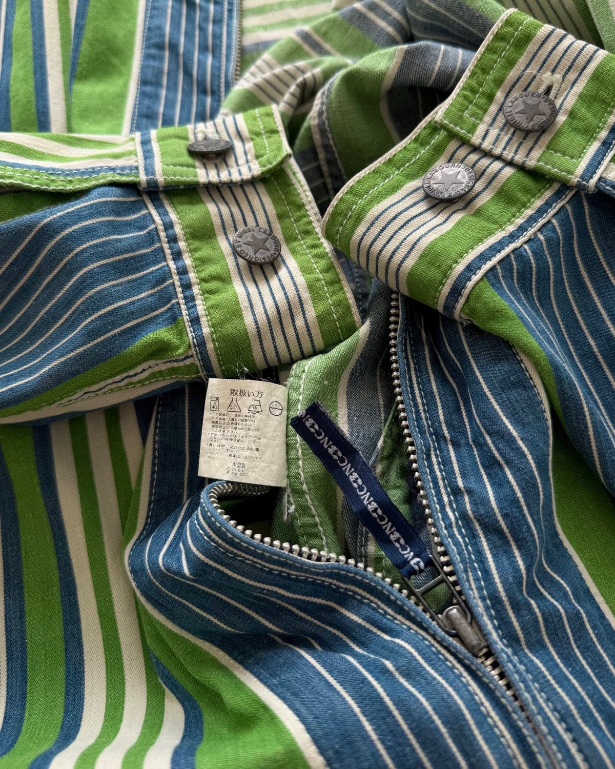 Nigel Cabourn NC3 NIGEL CABOURN BLOUSON STRIPE JACKET Size US L / EU 52-54 / 3 - 9 Thumbnail