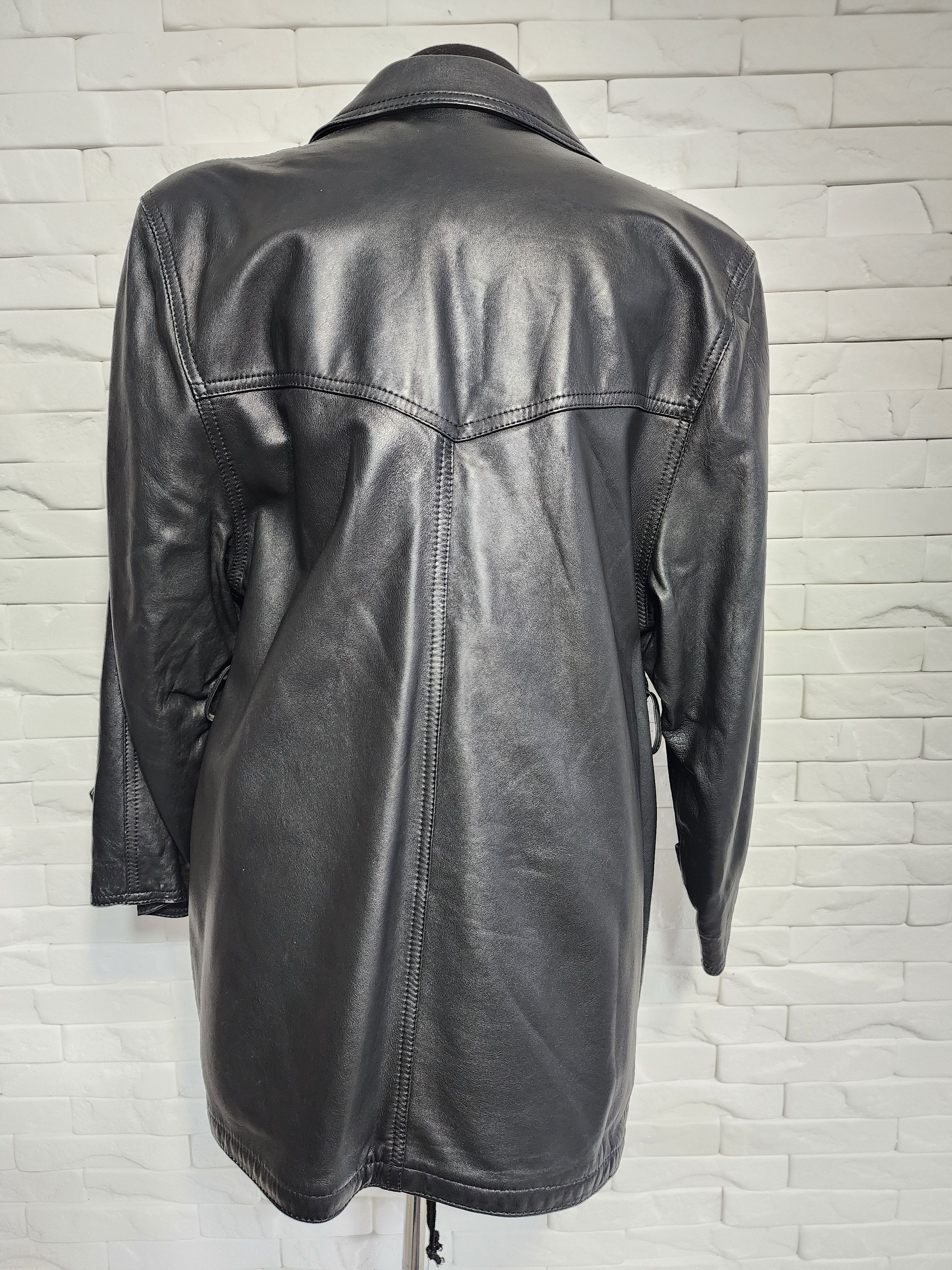 Other Elegant Black Women's Leather Jacket: Size XL / US 12-14 / IT 48-50 - 4 Thumbnail
