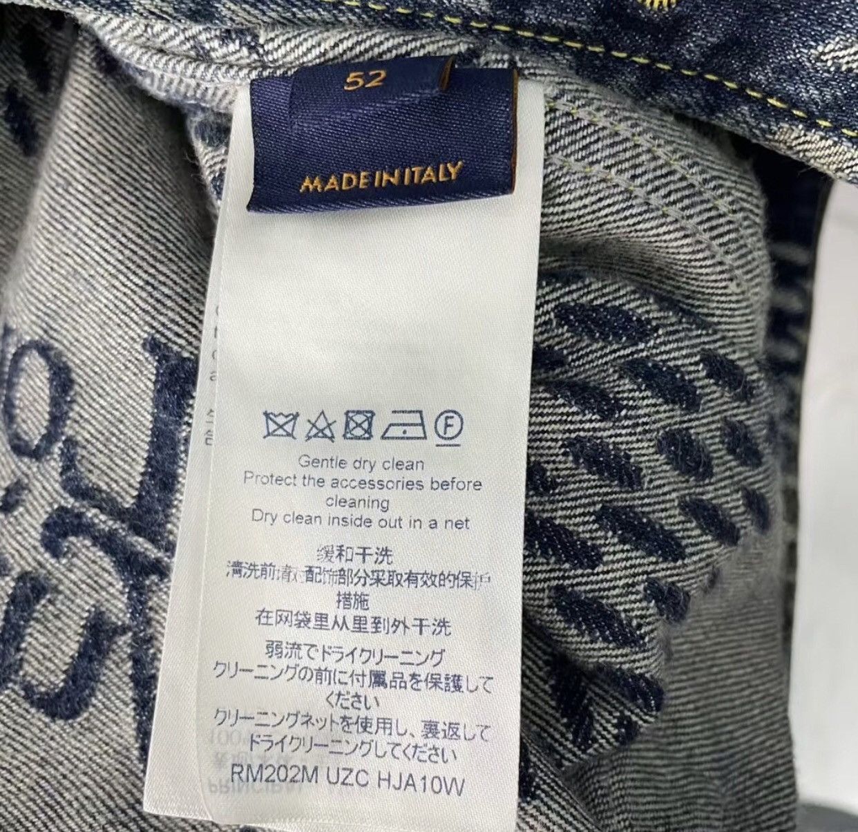 Louis Vuitton Louis Vuitton co branded Nigo denim jacket 2412-Nextarrow Size US L / EU 52-54 / 3 - 3 Thumbnail