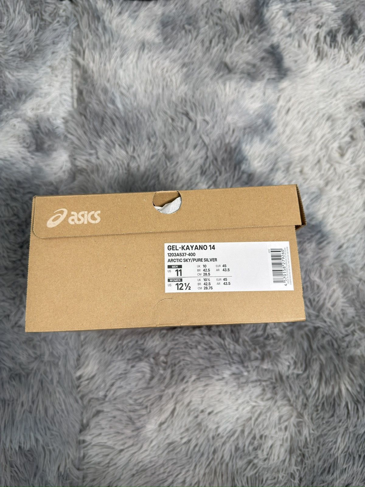 Asics Asics Gel 14 Kayano Artic Sky Pure Silver Size US 11 / EU 44 - 6 Thumbnail