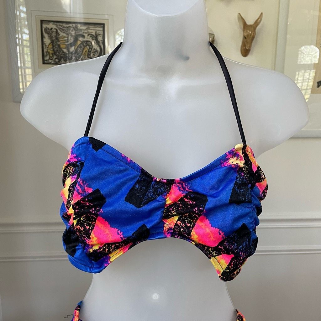 Vintage Vintage 80s Pacific Connections St Tropez Bikini Swimsuit M Size ONE SIZE - 2 Thumbnail