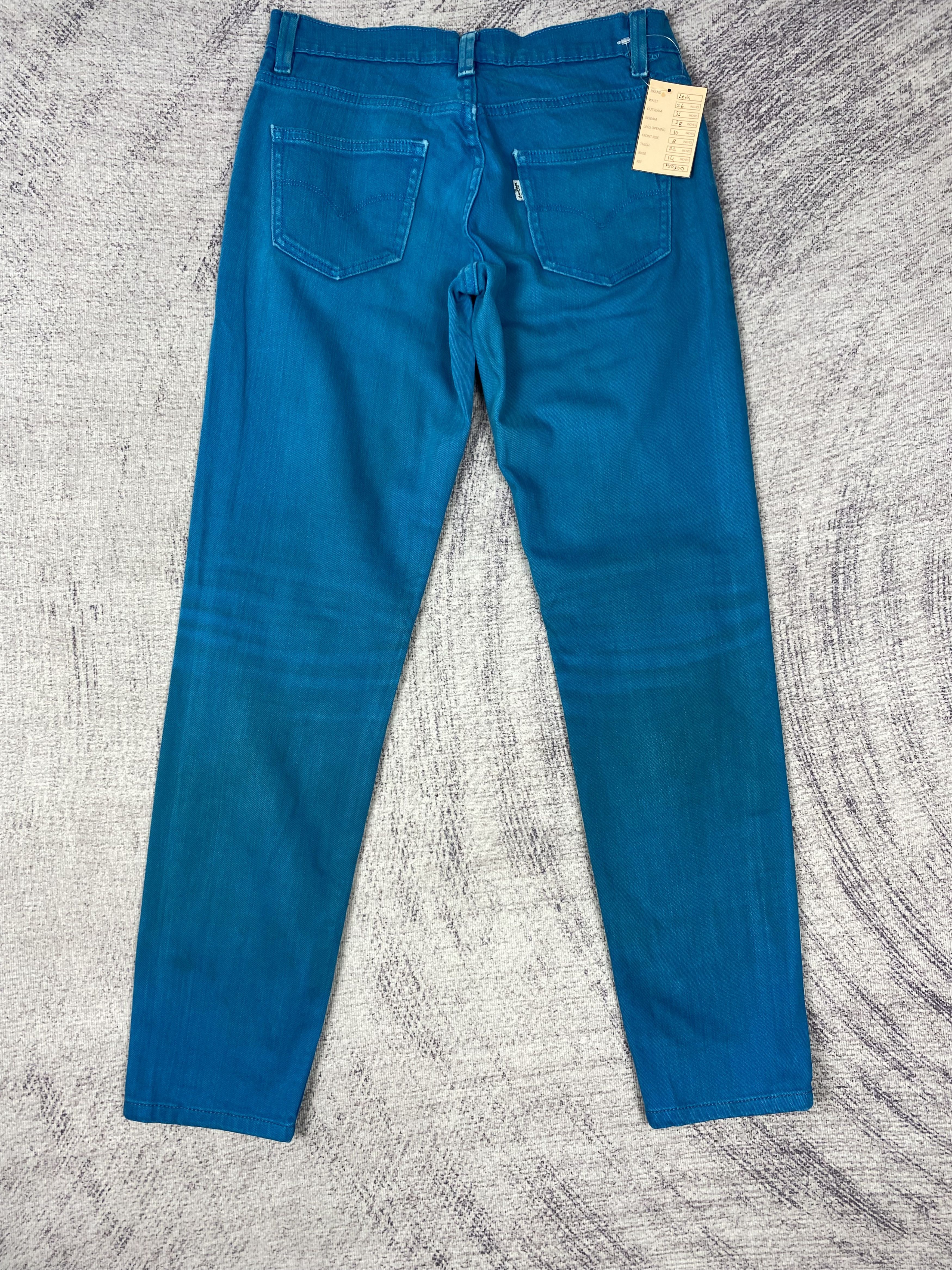 Levi's Vintage Levi's Riss Skinny Blue Denim Jeans P0478 Size US 26 / EU 42 - 8 Thumbnail
