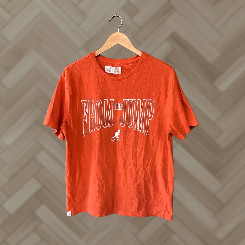 Kangol Kangol T-shirt Orange Size XL Mens Short Sleeve Graphic Size US XL / EU 56 / 4 - 1 Thumbnail