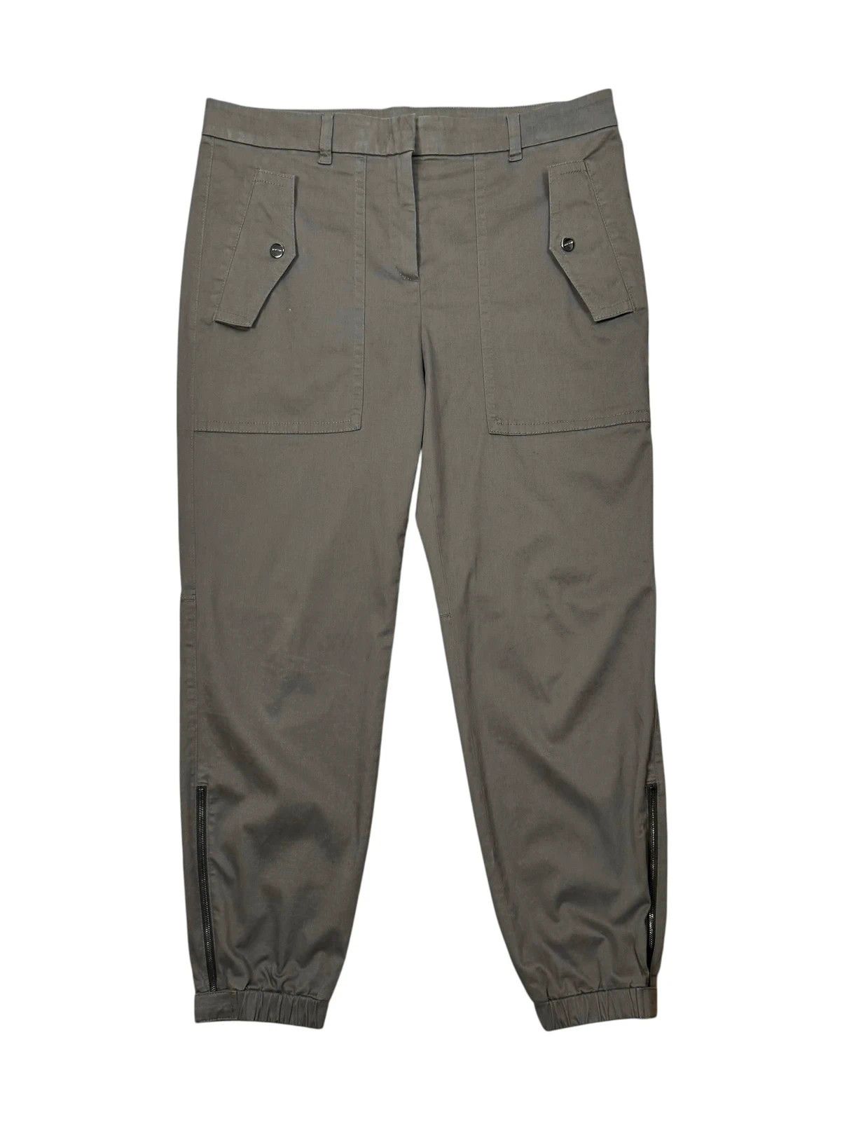 Other Marc Cain Khaki Cotton Pants Ankle Zip size 4 Size 36" / US 14 / IT 50 - 11 Thumbnail