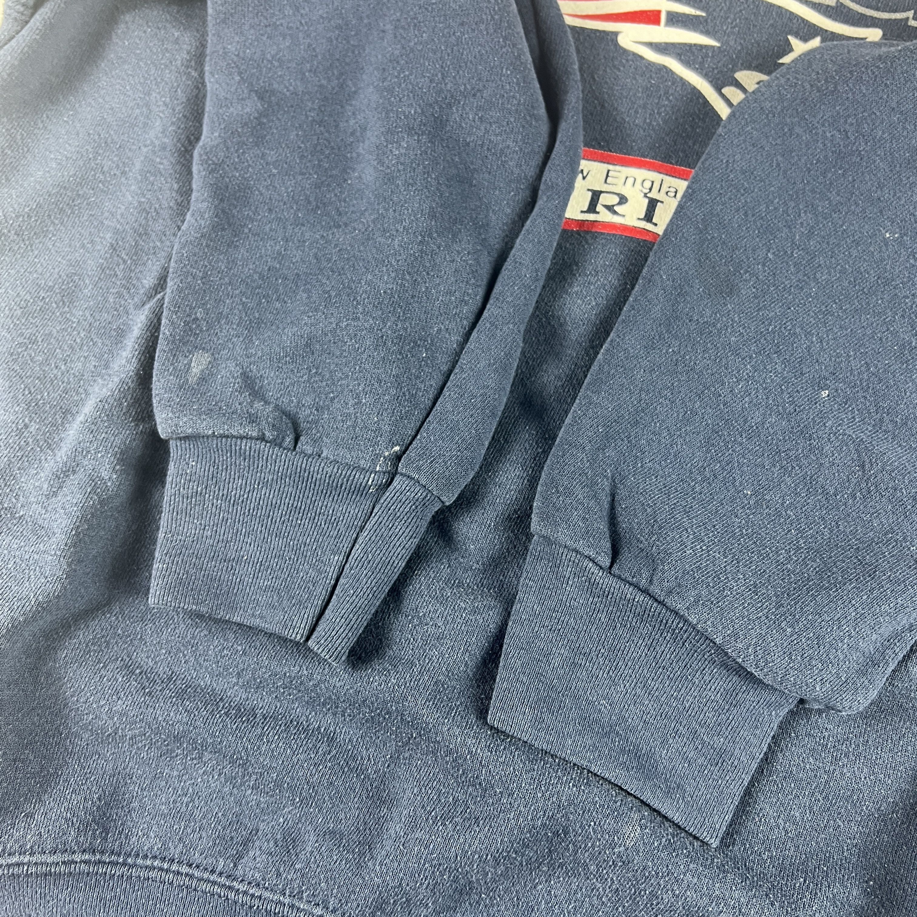NFL × Vintage Y2K AFC Champ New England Patriots Sweatshirt Faded Crewneck Size US L / EU 52-54 / 3 - 4 Thumbnail