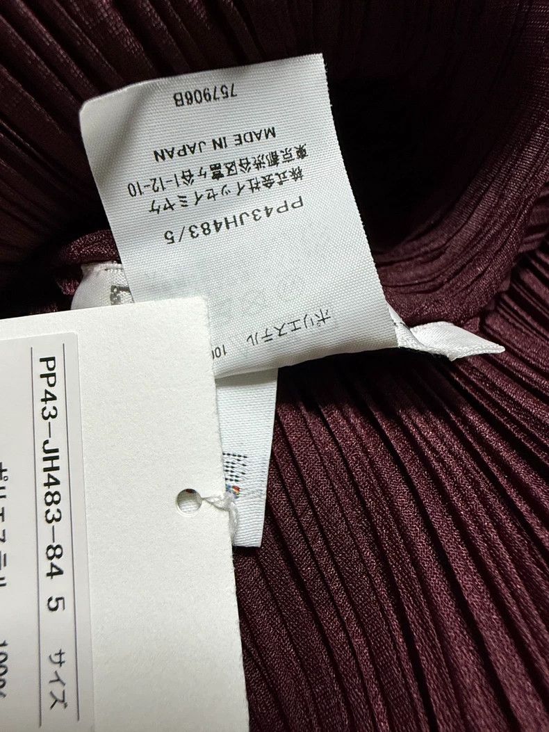 Issey Miyake Issey Miyake size:5 Wine red twill sleeveless dress Size M / US 6-8 / IT 42-44 - 4 Thumbnail