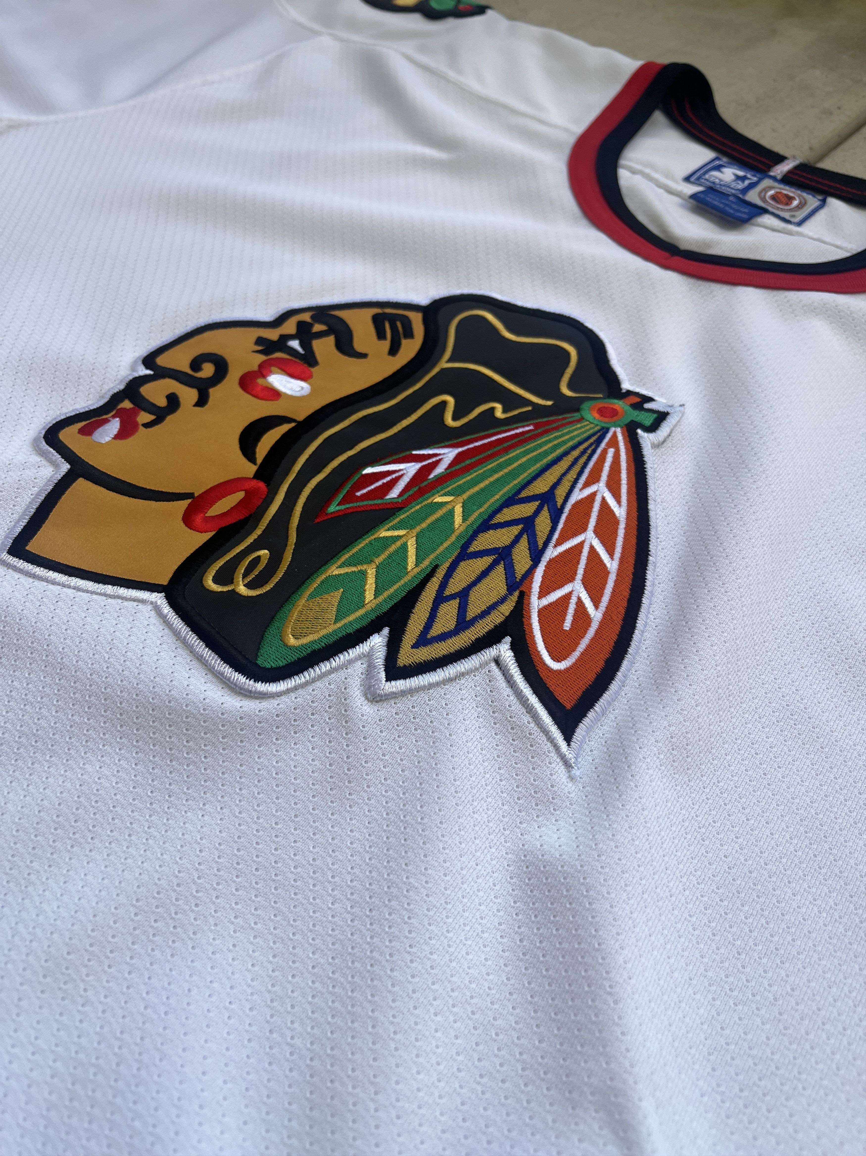 Starter Starter Chicago Blackhawks Home Jersey Size US L / EU 52-54 / 3 - 2 Thumbnail