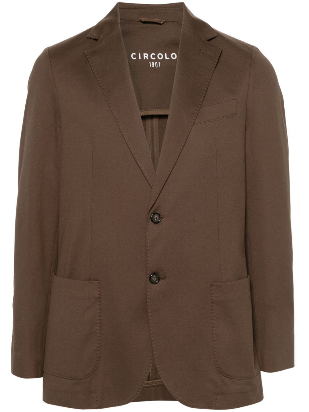 Circolo 1901 SINGLE-BREASTED PIQUE JACKET Size US S / EU 44-46 / 1 - 1 Thumbnail