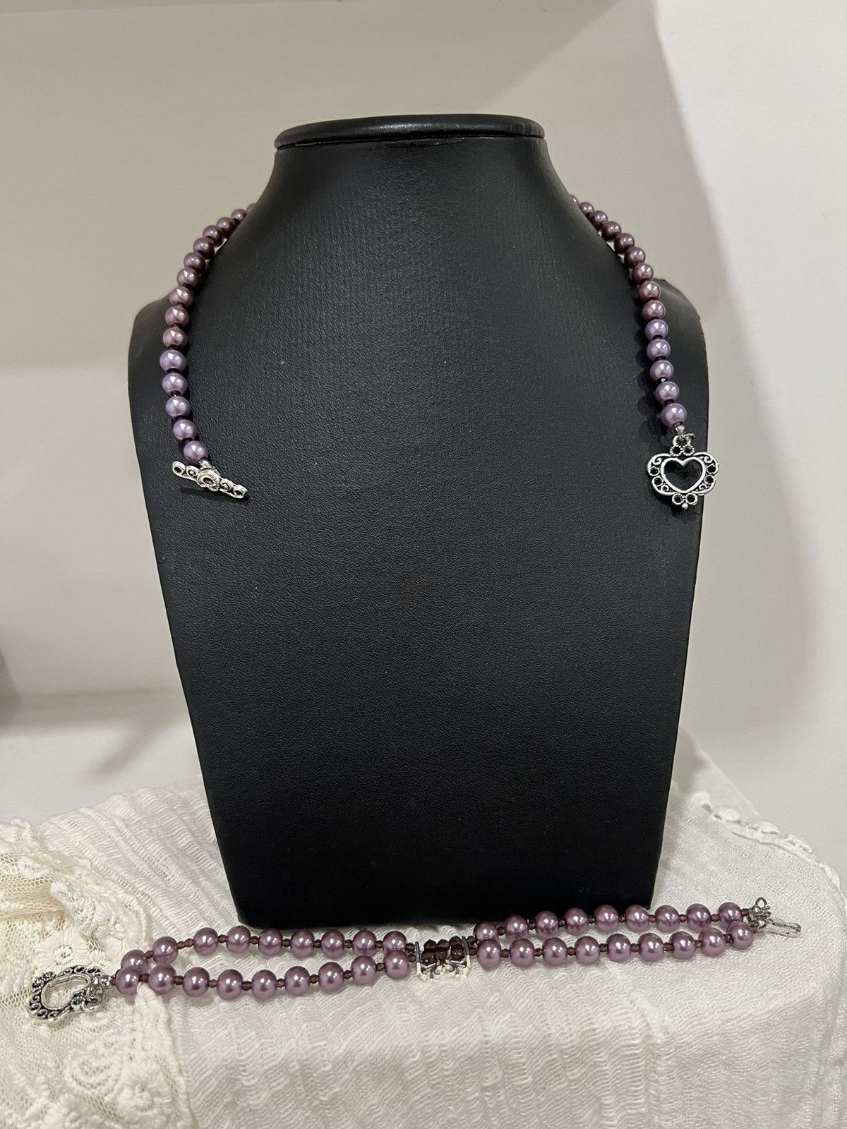 Japanese Brand Purple butterfly imitation pearl set 🔮🦋 Size ONE SIZE - 20 Thumbnail