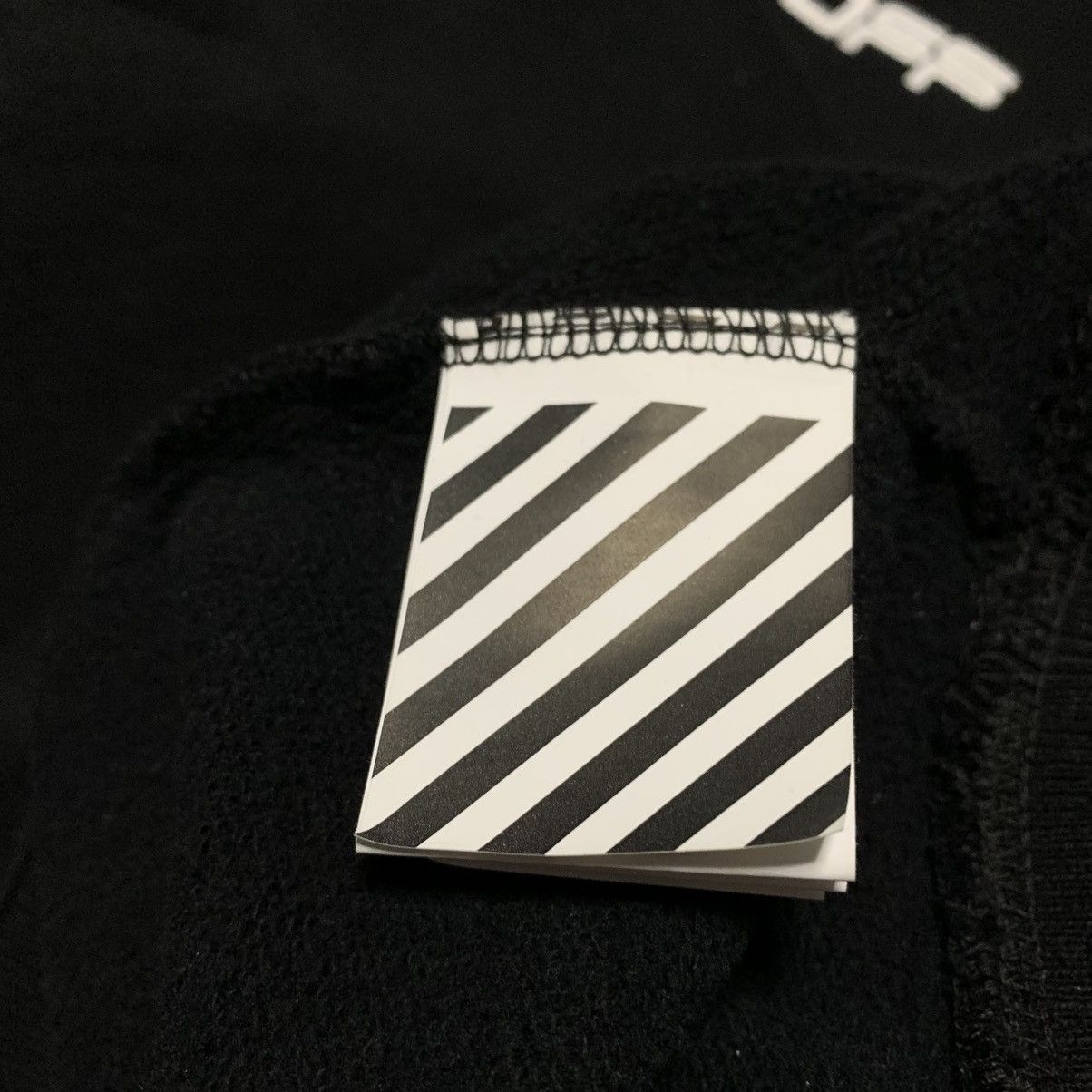 Off-White Off White XS Airport Arrows Black Sweatshirt Crewneck Virgil Size US XS / EU 42 / 0 - 7 Thumbnail
