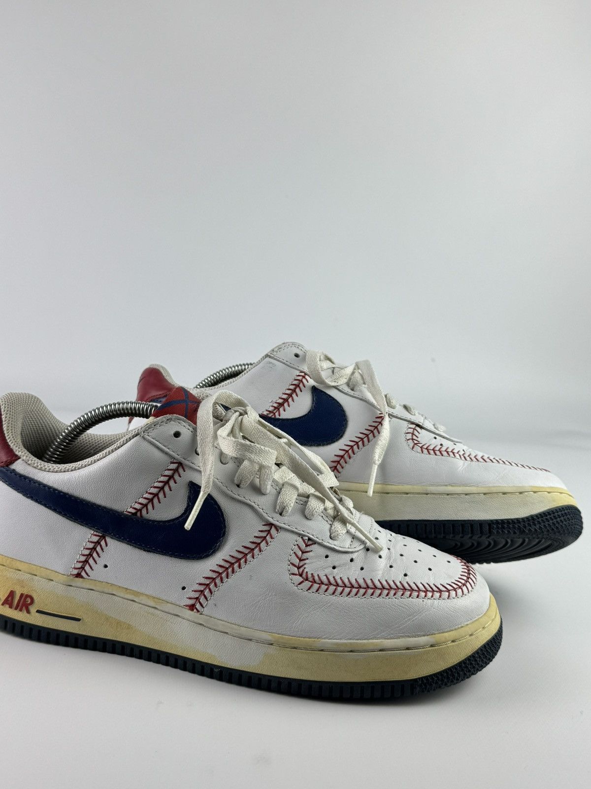 Nike Vintage 2005 Nike Air Force 1 Bean Town `Boston Red Sox’ Size US 9 / EU 42 - 3 Thumbnail