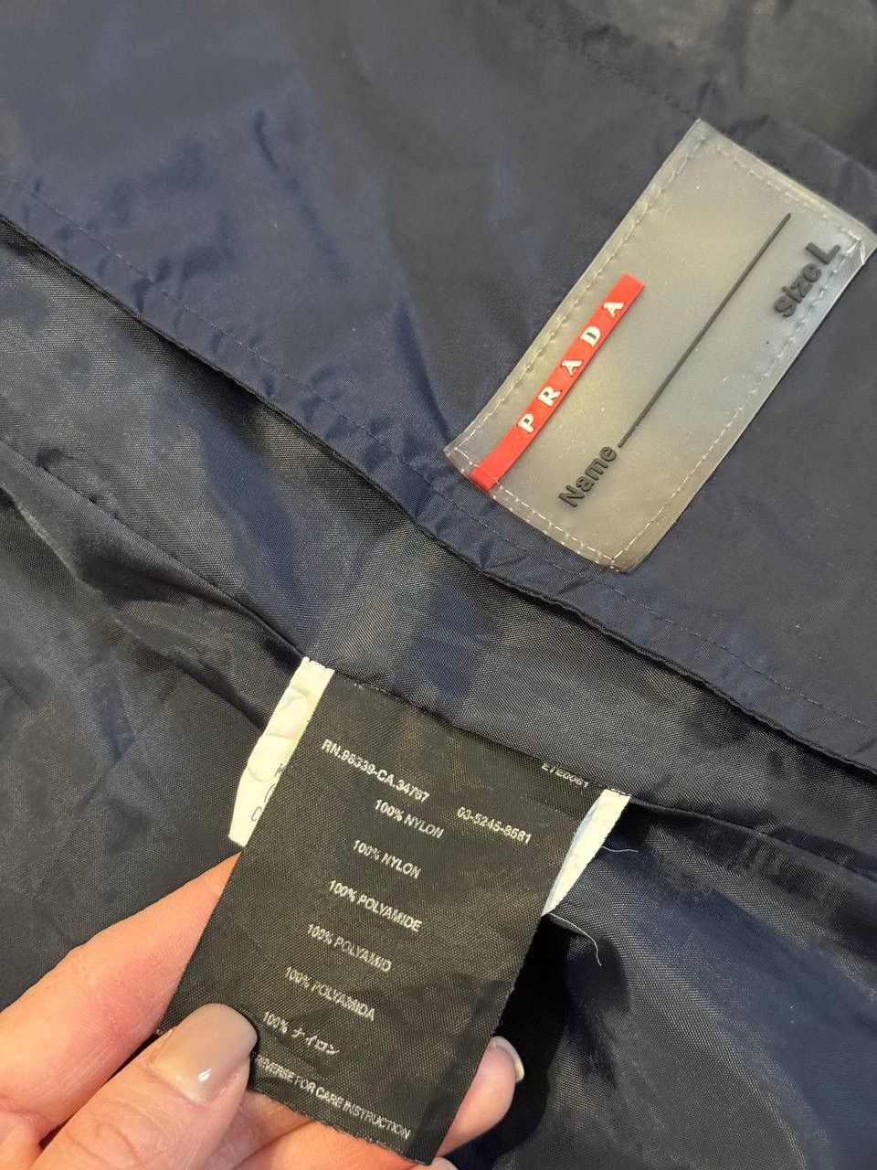 Prada Vintage Prada Nylon Jacket Red Tab Size US L / EU 52-54 / 3 - 9 Thumbnail