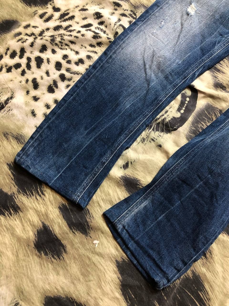 G-Star G STAR Blue Faded Distressed Denim Jeans STREETWEAR Size US 31 - 11 Thumbnail