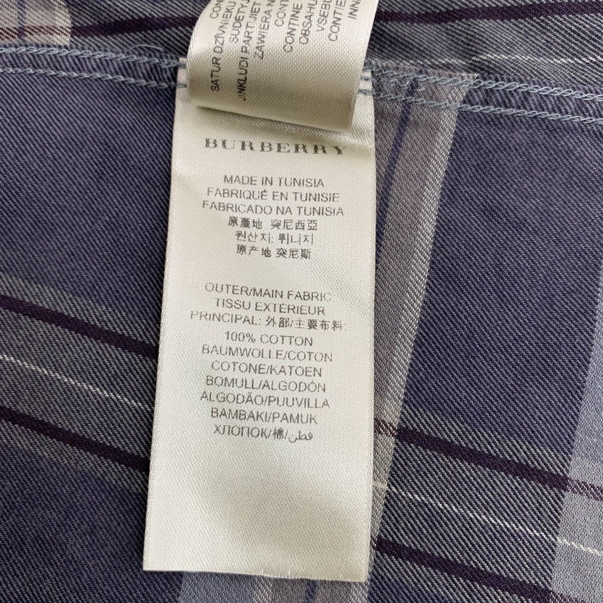 Burberry Burberry Color-blocked Striped Long Sleeve Shirt K26WX Size US M / EU 48-50 / 2 - 6 Thumbnail