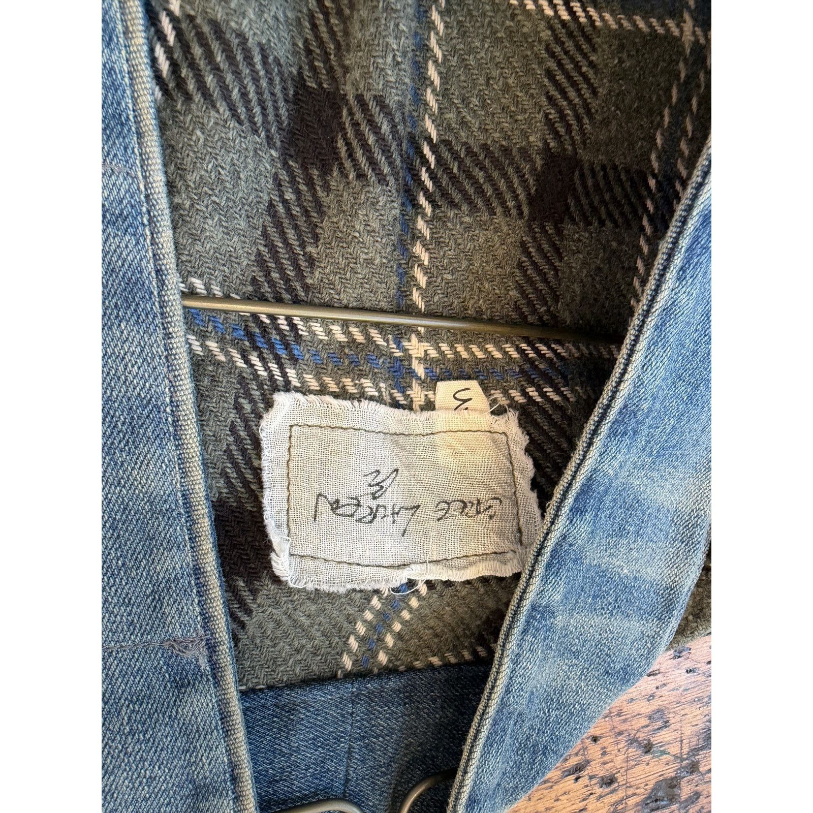 Greg Lauren Greg Lauren SAMPLE Long Army Plaid GL1 Kimono Size US L / EU 52-54 / 3 - 4 Thumbnail