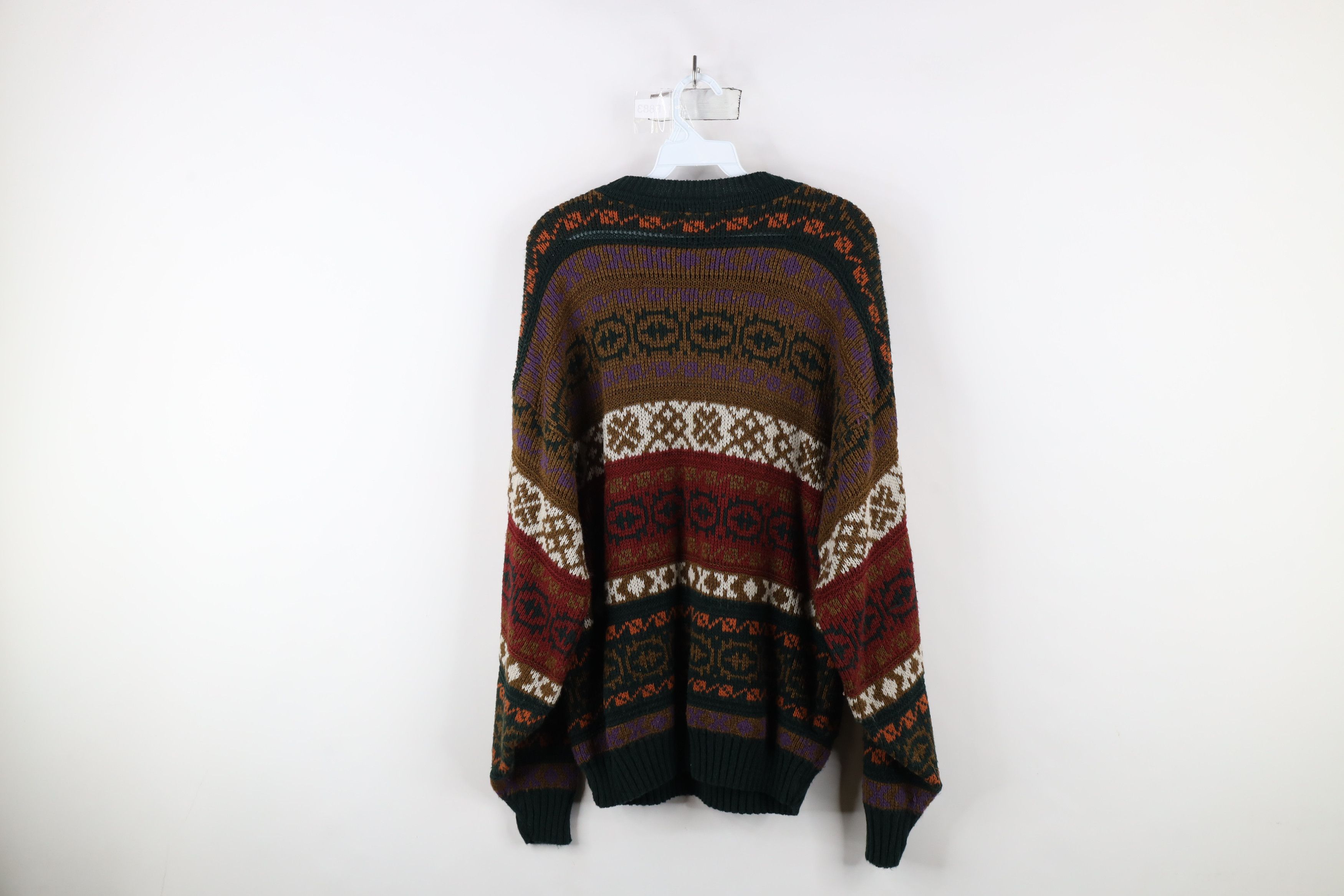 Vintage Vintage 90s Coogi Style Rainbow Fair Isle Knit Sweater USA Size US S / EU 44-46 / 1 - 9 Thumbnail