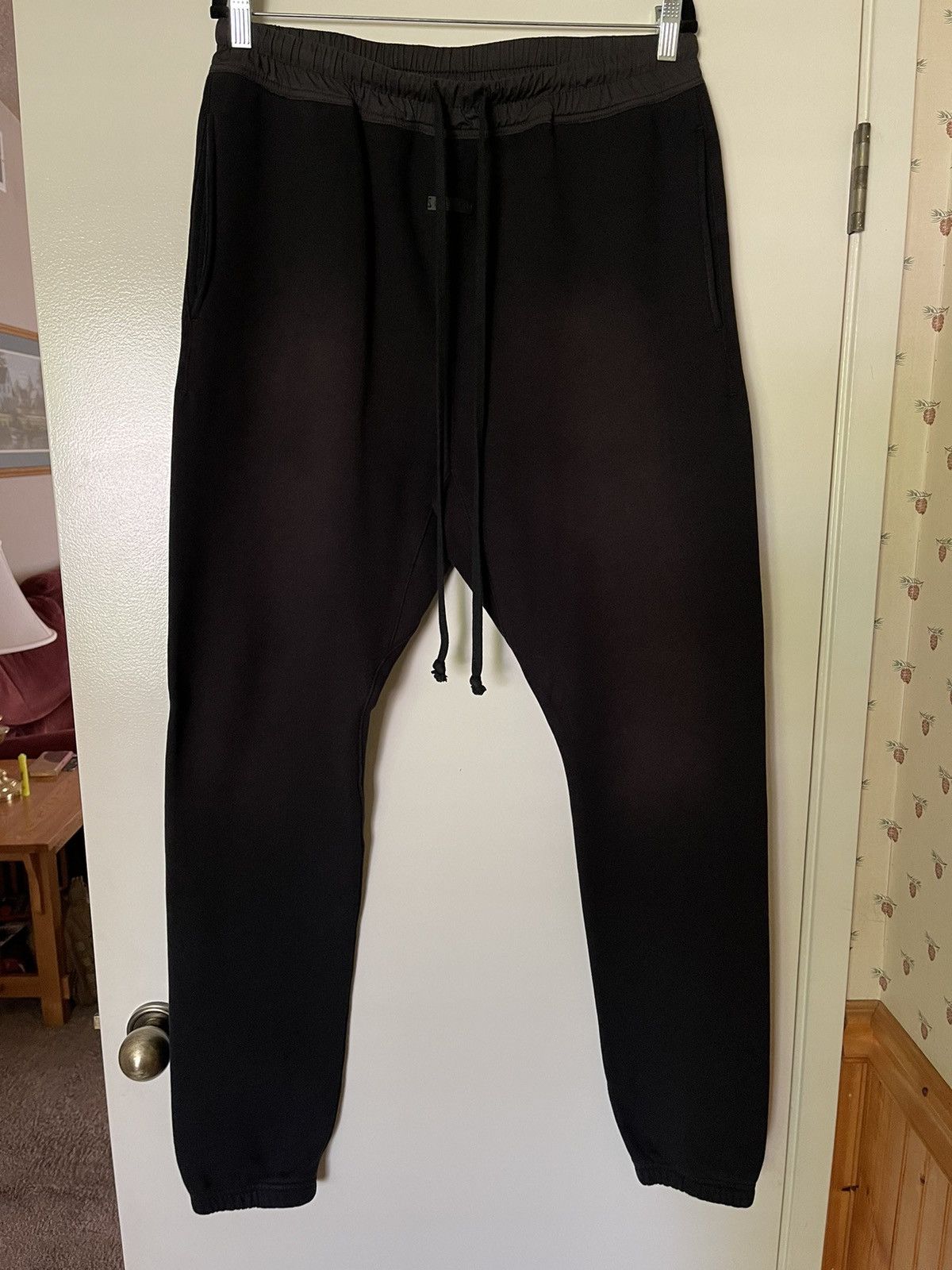 image of Fear Of God Seventh Collection Vintage Sweatpants in Vintage Black, Men's (Size 34)