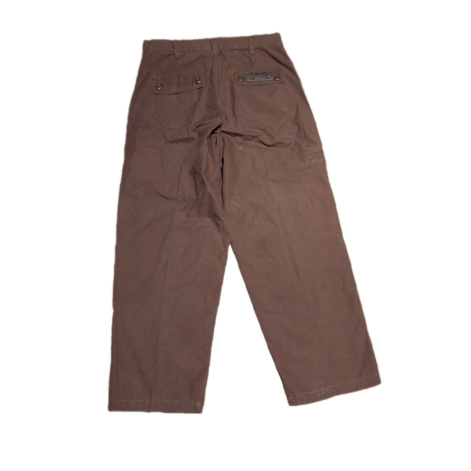 Girl Skateboards Vintage Yes Girl Skateboard Company Ripstop Chino Pants Mens 32 Khaki 29" Inseam USA Made Size US 32 / EU 48 - 2 Thumbnail