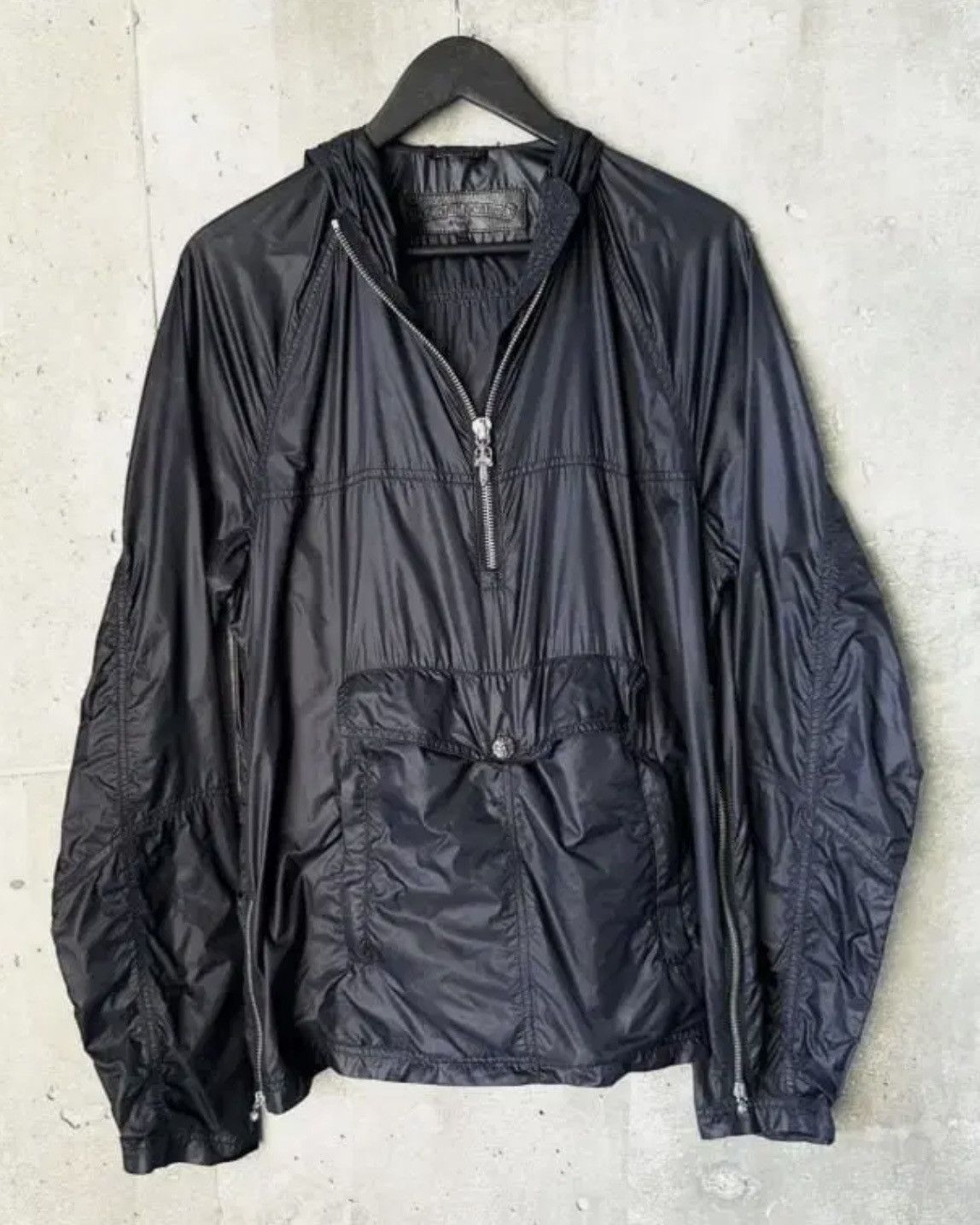 Chrome Hearts Chrome Hearts Cemetery Cross Leather Patch Half Zip Size US S / EU 44-46 / 1 - 1 Thumbnail