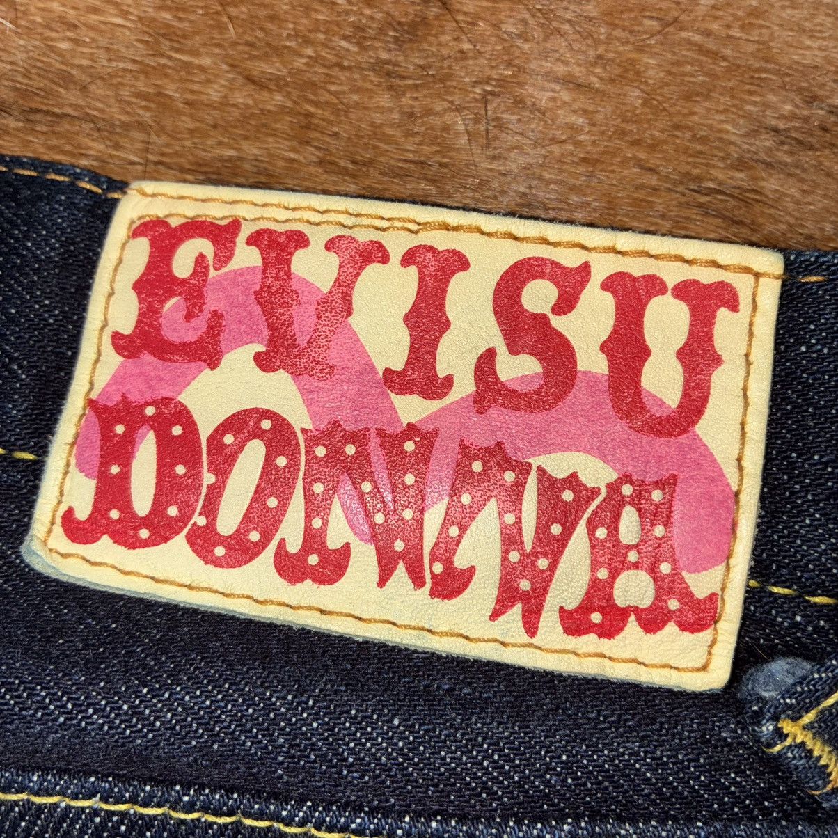 Evisu Evisu “Donna” Selvedge Jeans Size 29" - 3 Thumbnail