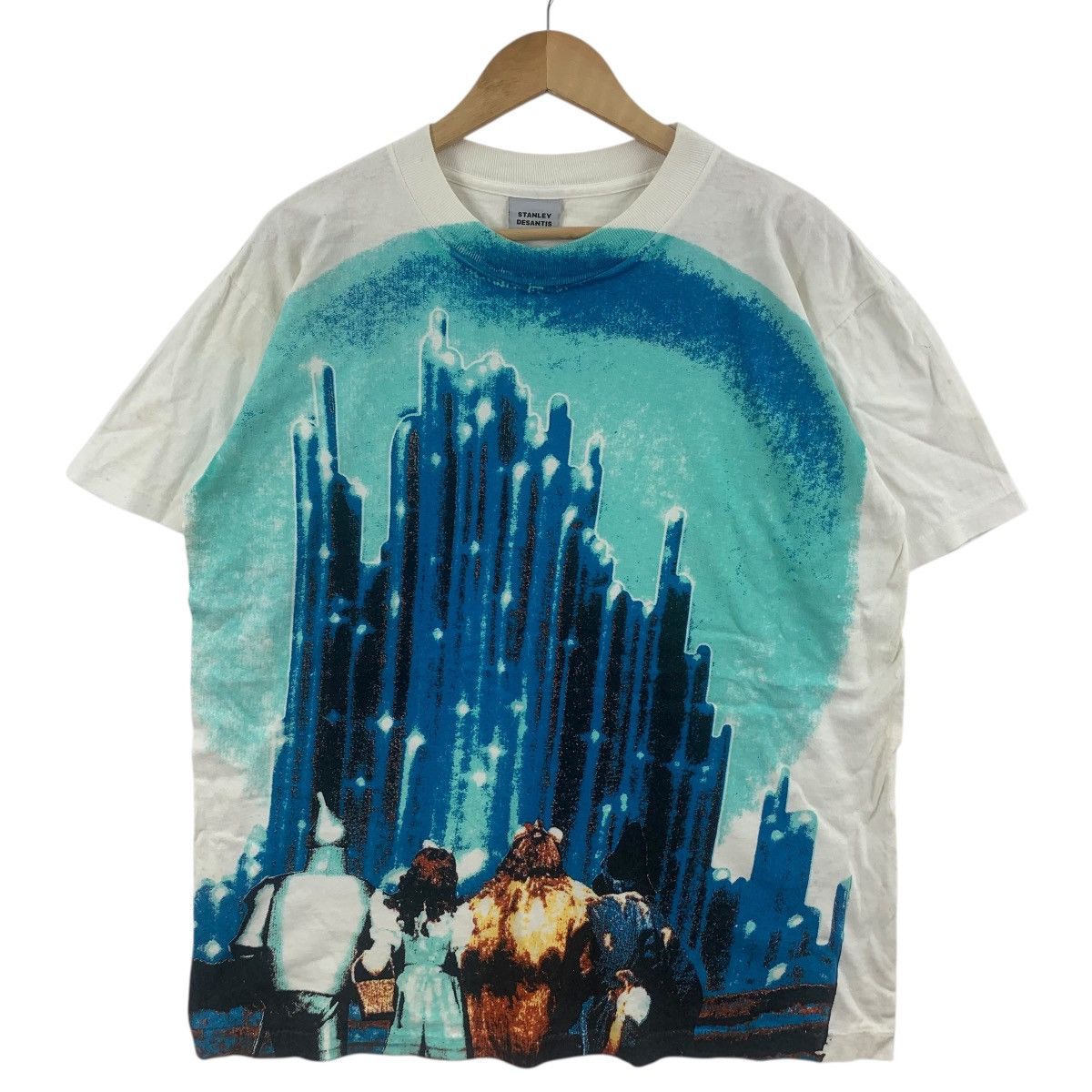 Vintage Vintage 1992 STANLEY DESANTIS WIZARD OZ Hand Print Tee Shirt Size US L / EU 52-54 / 3 - 4 Thumbnail