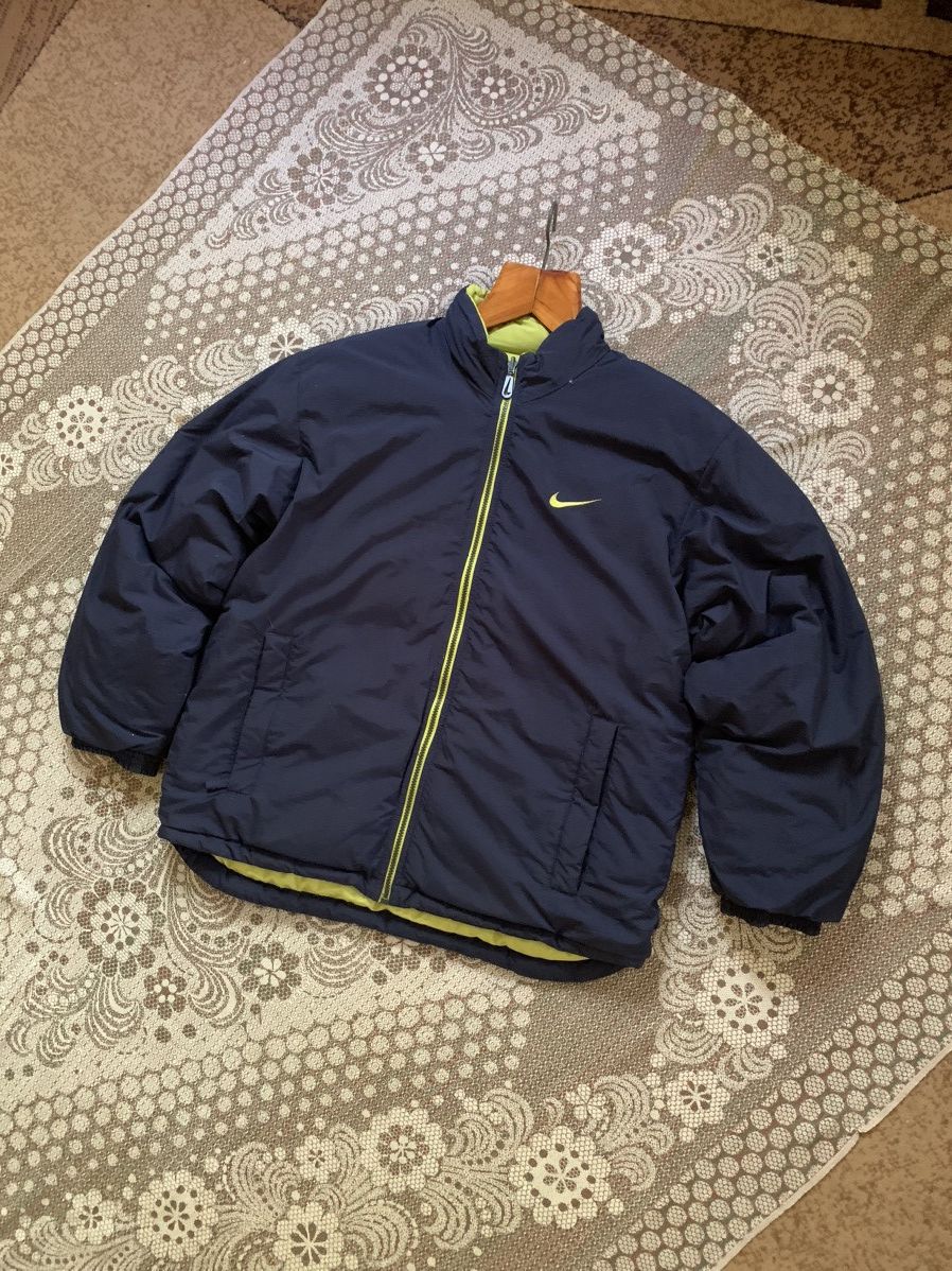 Nike × Vintage Nike vintage two side puffer reversible down jacket rare Size US M / EU 48-50 / 2 - 5 Thumbnail