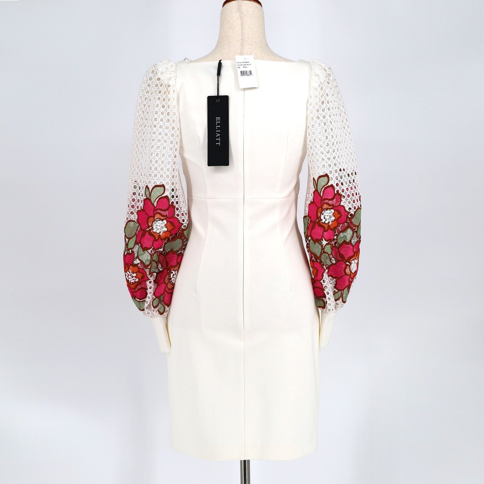 ELLIATT Elliatt Women Embroidered Balloon Sleeve Mini Dress Size S Size S / US 4 / IT 40 - 5 Thumbnail