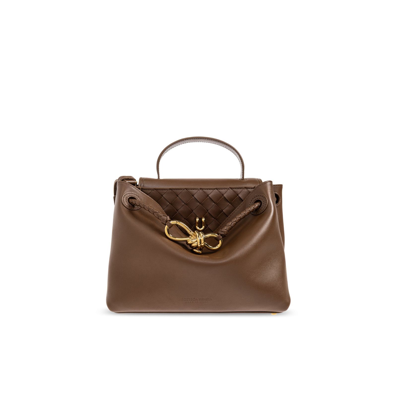 Bottega Veneta BOTTEGA VENETA Ciao Ciao Small $4900 Brown Leather Top Handl Size ONE SIZE - 1 Thumbnail