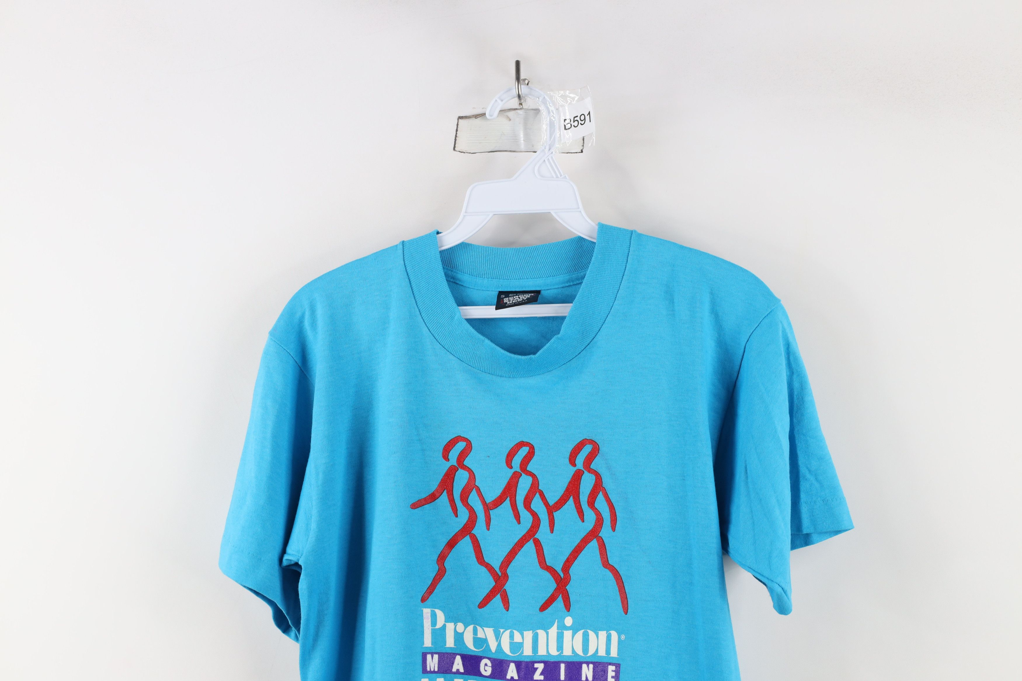 Vintage Vintage 90s Prevention Magazine Walking Club T-Shirt USA Size S / US 4 / IT 40 - 2 Thumbnail