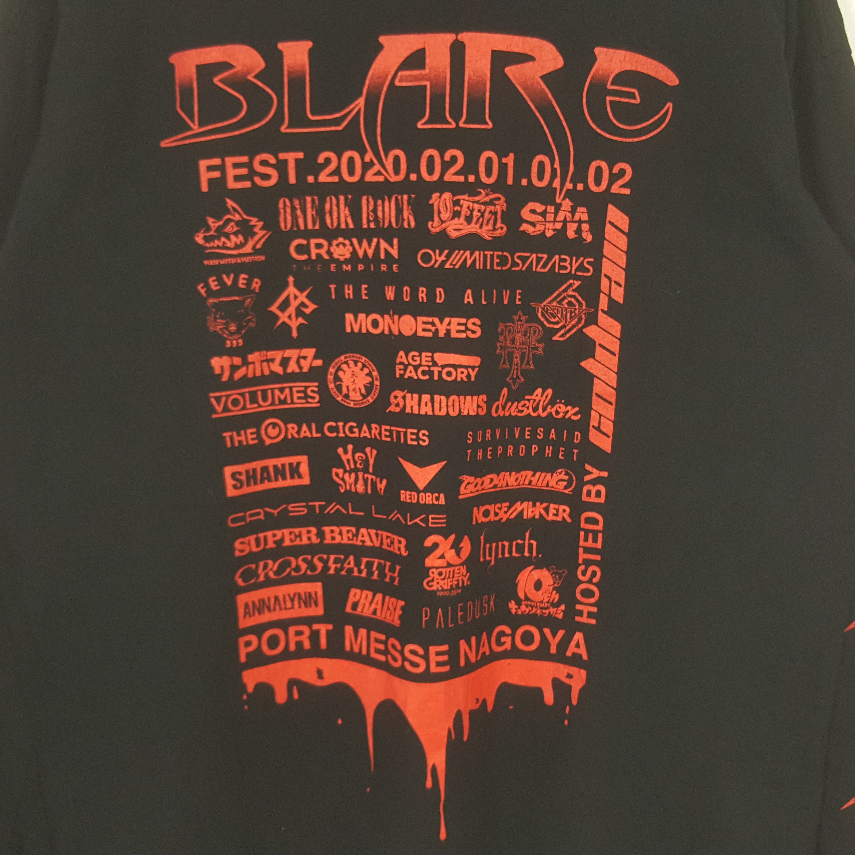 Band Tees Vintage Blare Fest Japanese Punk Music Festival Tshirt 31 Size US XL / EU 56 / 4 - 2 Thumbnail