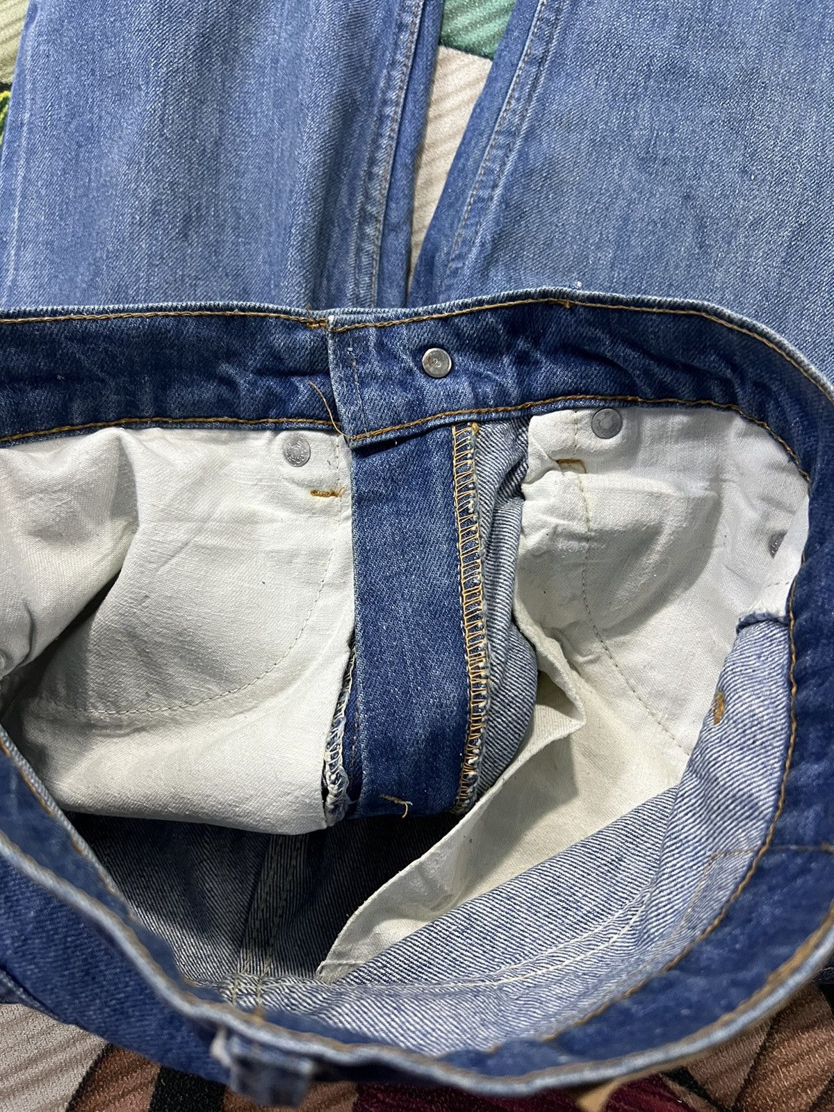 Levi's 💥FLARE💥VINTAGE 60’s LEVIS 517 ORANGE TAB NICE FADEDBUTTON #8 Size US 28 / EU 44 - 11 Thumbnail