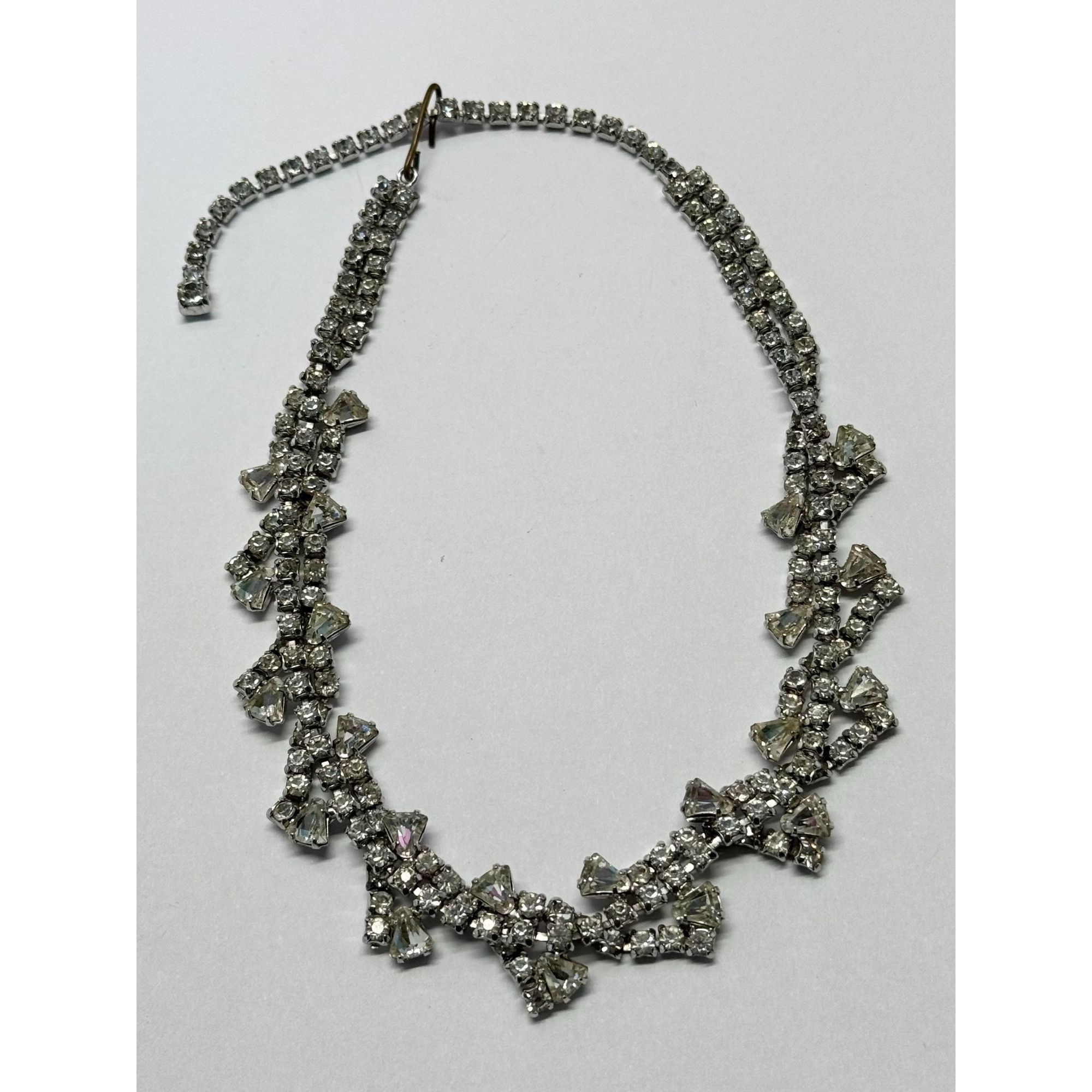 Vintage Vintage twisted rhinestone collar necklace Size ONE SIZE - 3 Thumbnail