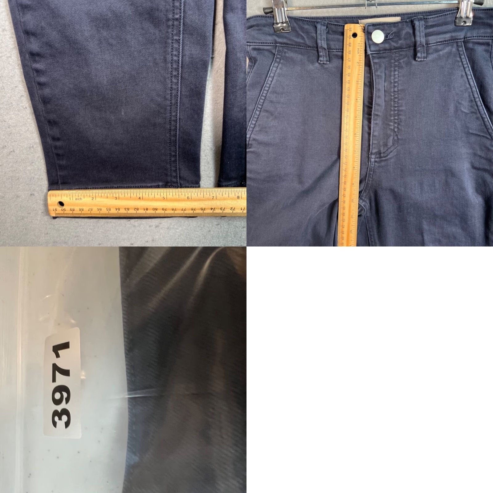 Everlane Everlane Pants Slim Cropped Tapered Womens 0 Navy Blue Cotton Blend Casual Cropped Style blog? Size 25" / US 0 / IT 36 - 8 Thumbnail