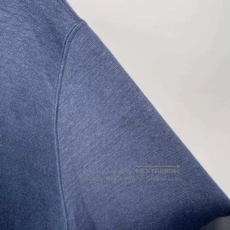 Loro Piana Loro Piana Linen Cardigan with Hood, Dark Blue Size S / US 4 / IT 40 - 4 Thumbnail