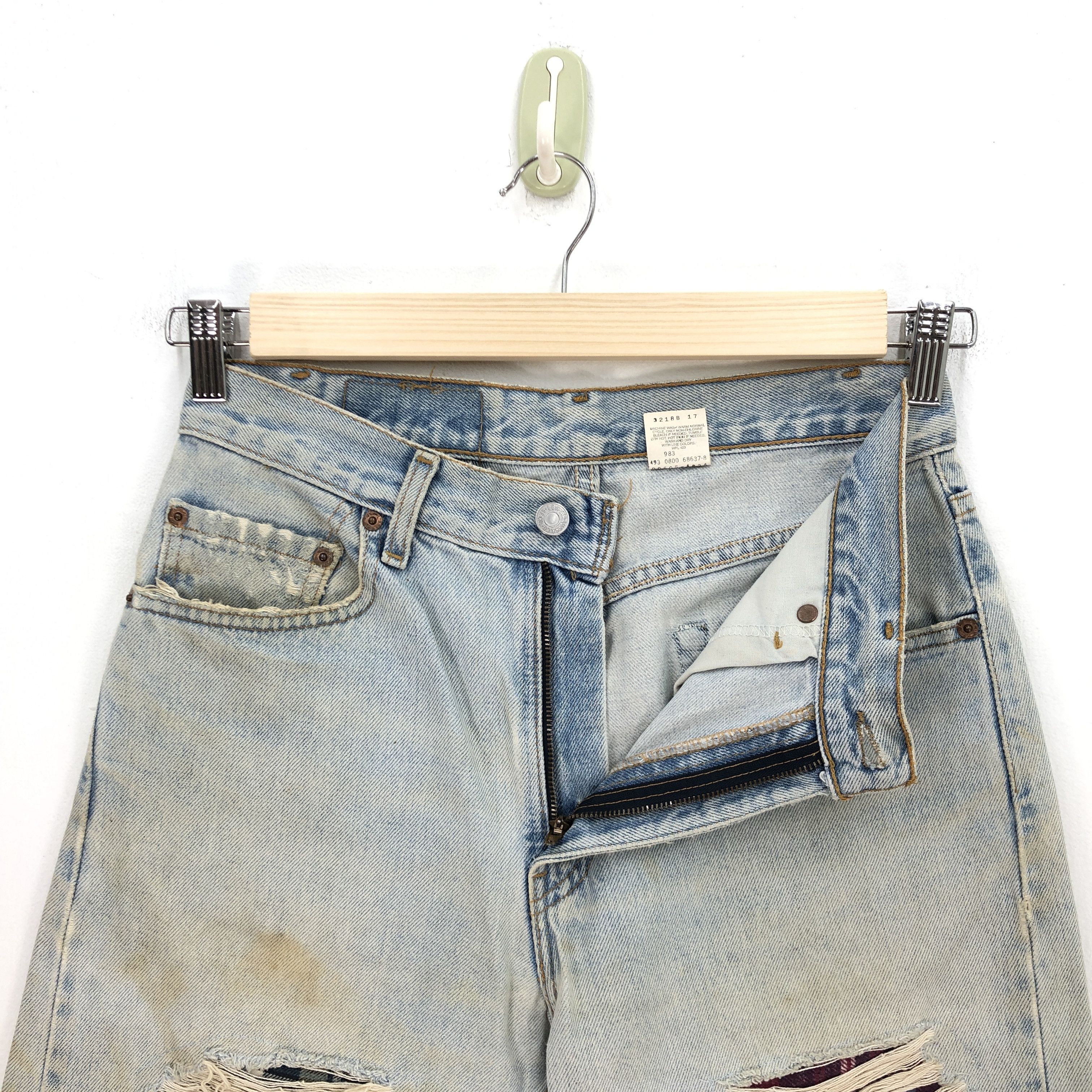 Levi's Vintage Lev's 505 Jeans Dirty Levi's Distressed Denim - . Size 28" / US 6 / IT 42 - 6 Thumbnail