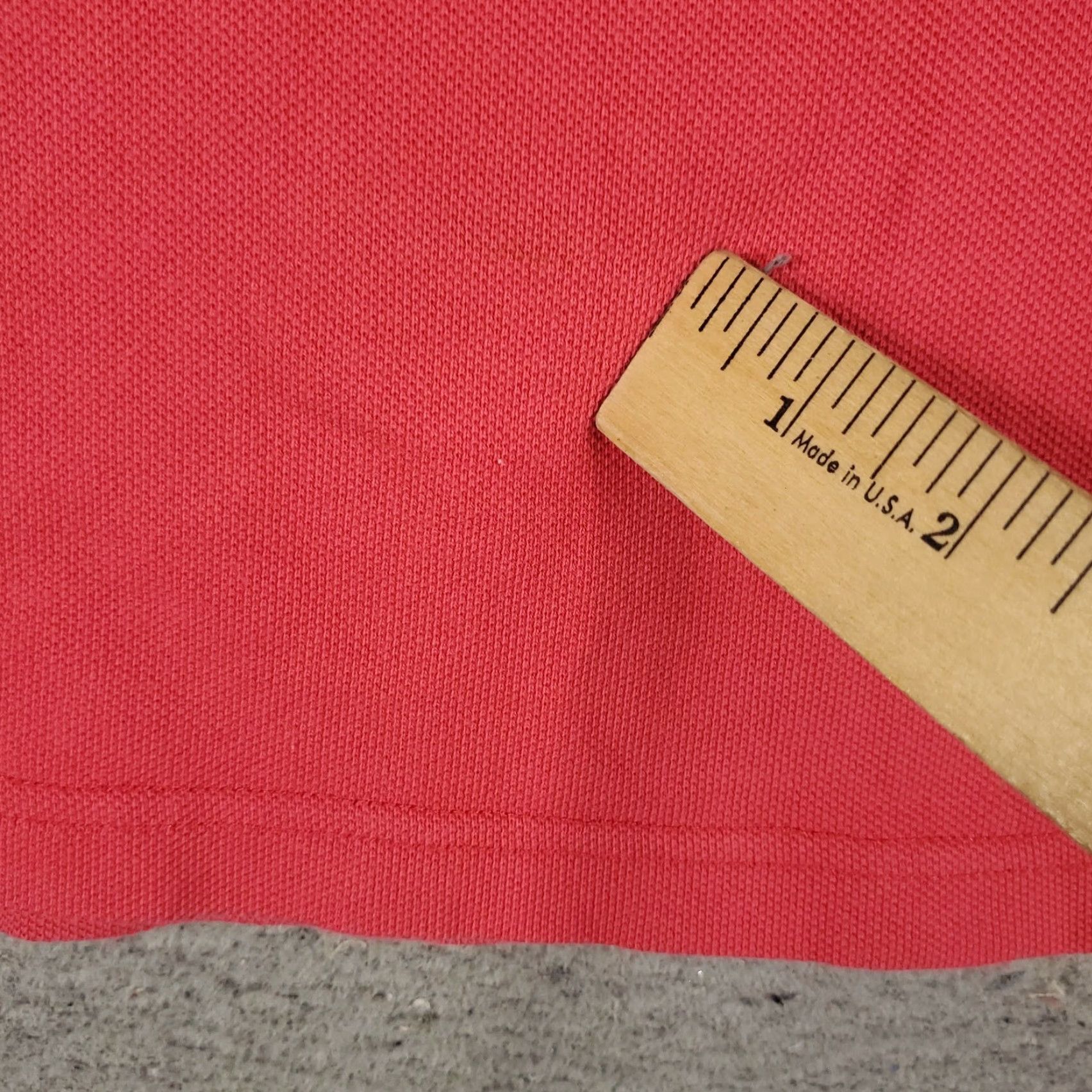 Vineyard Vines VINEYARD VINES Polo Shirt Mens 2XL Pink Solid Casual Short Sleeve Logo Size US XXL / EU 58 / 5 - 3 Thumbnail
