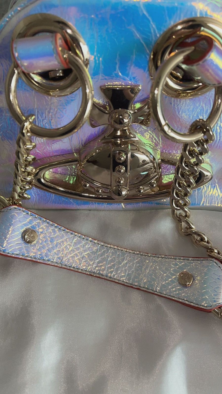 Vivienne Westwood Vivienne Westwood Yasmin Shoulder Bag Iridescent Size ONE SIZE - 2 Thumbnail
