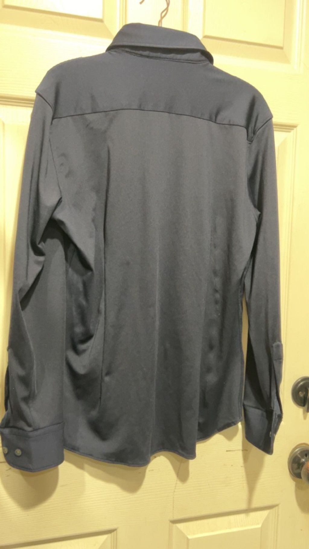 Other Men's Marc Asher Navy Dress Shirt M Size 52S - 2 Thumbnail