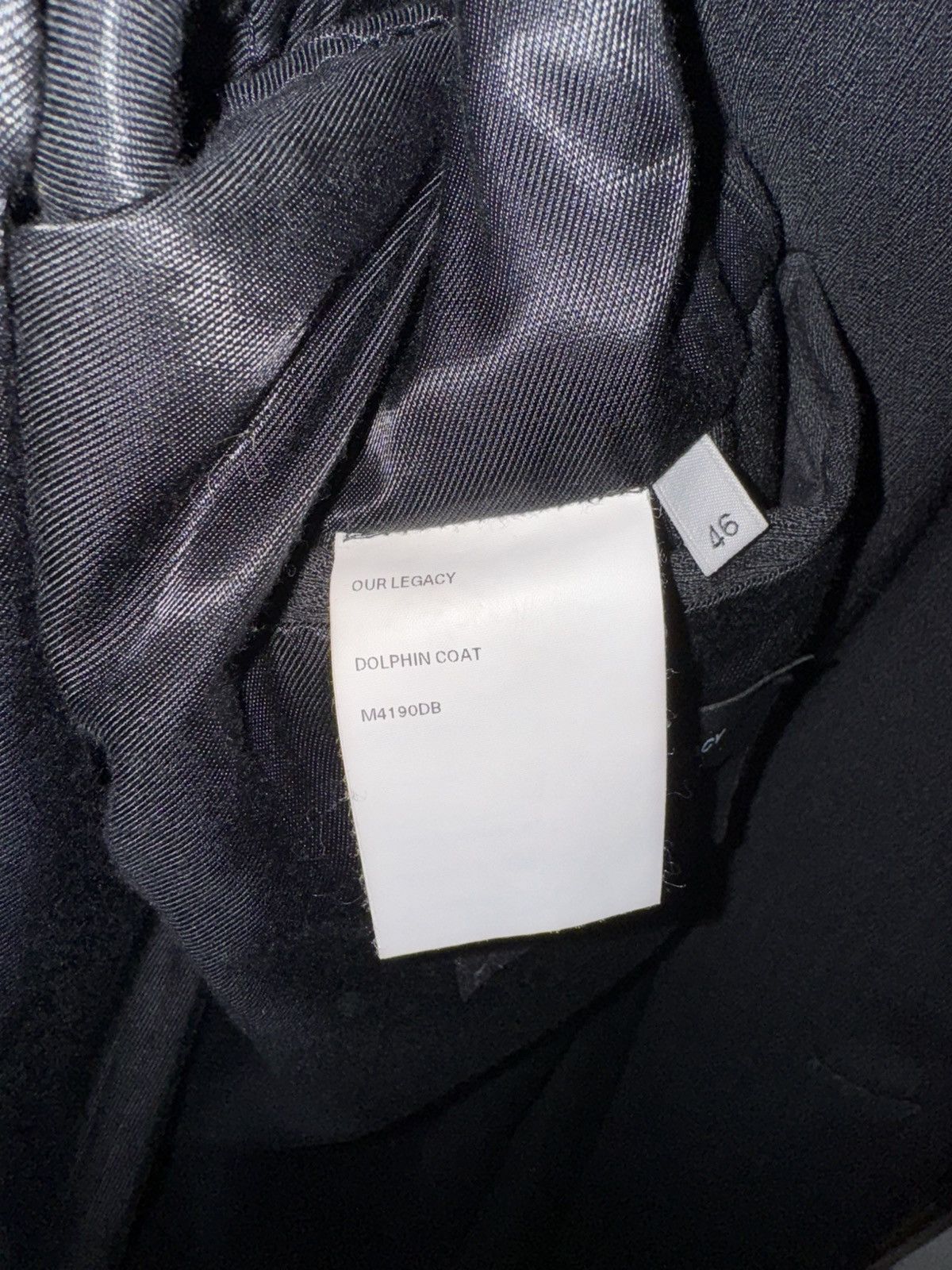 Our Legacy Our Legacy FW19 Dolphin Coat Size US S / EU 44-46 / 1 - 5 Thumbnail