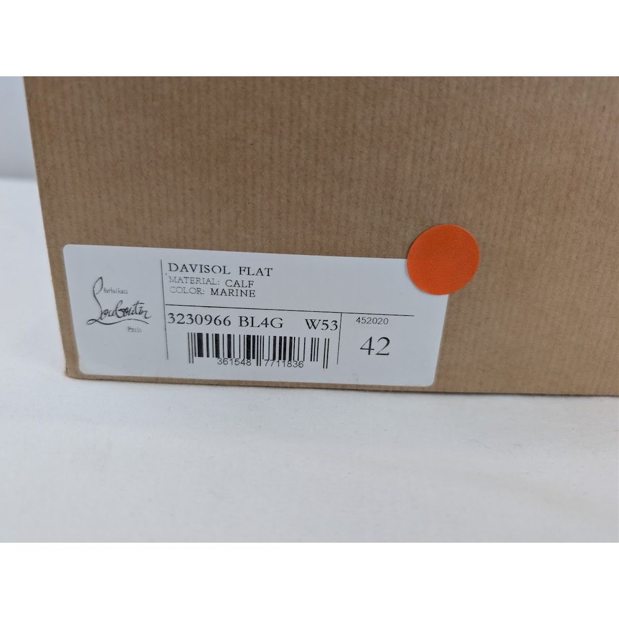 Christian Louboutin o1rshd1 Q:2 / Davisol Flat Shoes in Marine Size US 9 / EU 42 - 22 Thumbnail