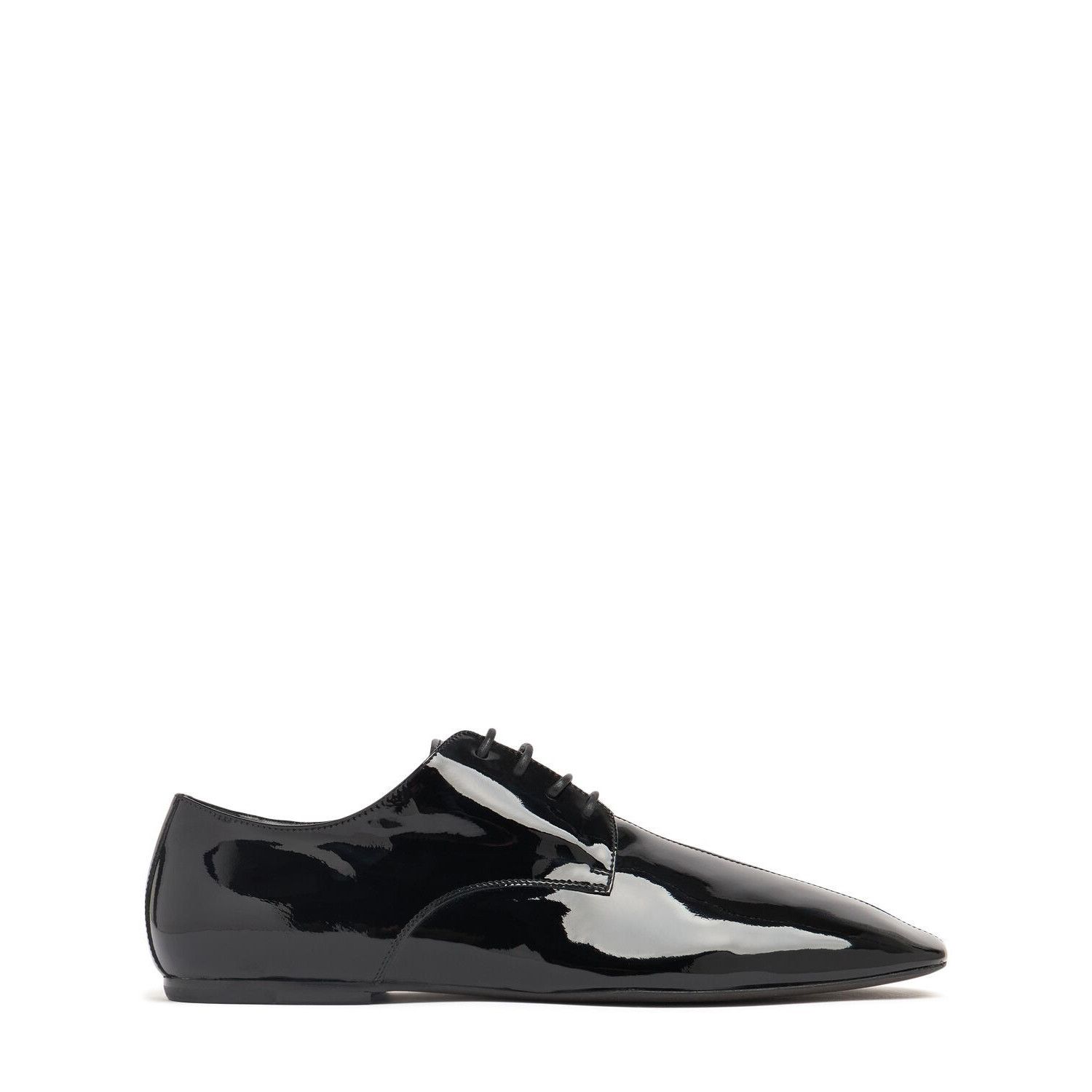 DRIES VAN NOTEN Black Leather Lace-Up Shoes New And Authenti