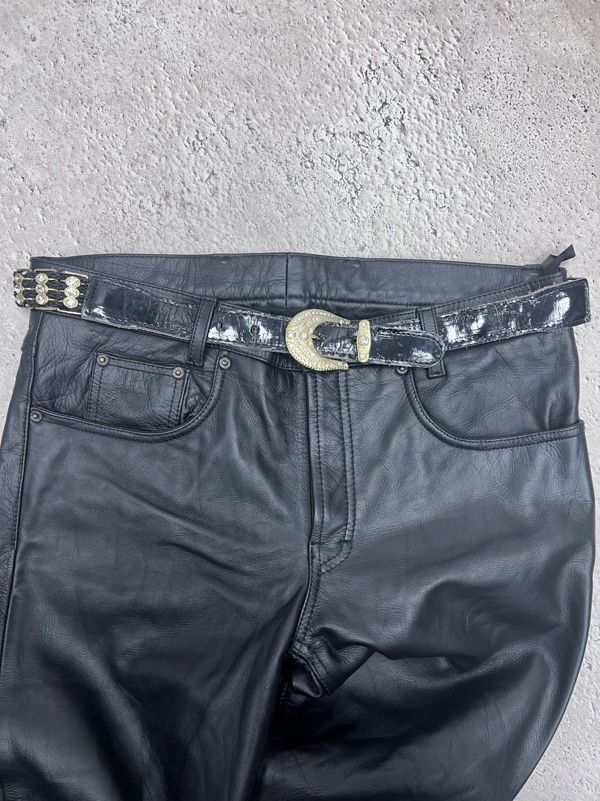 Japanese Brand × Western Rise WESTERN BELT METAL punk Style HYSTERICGLAMOUR 90s belt Size ONE SIZE - 10 Thumbnail