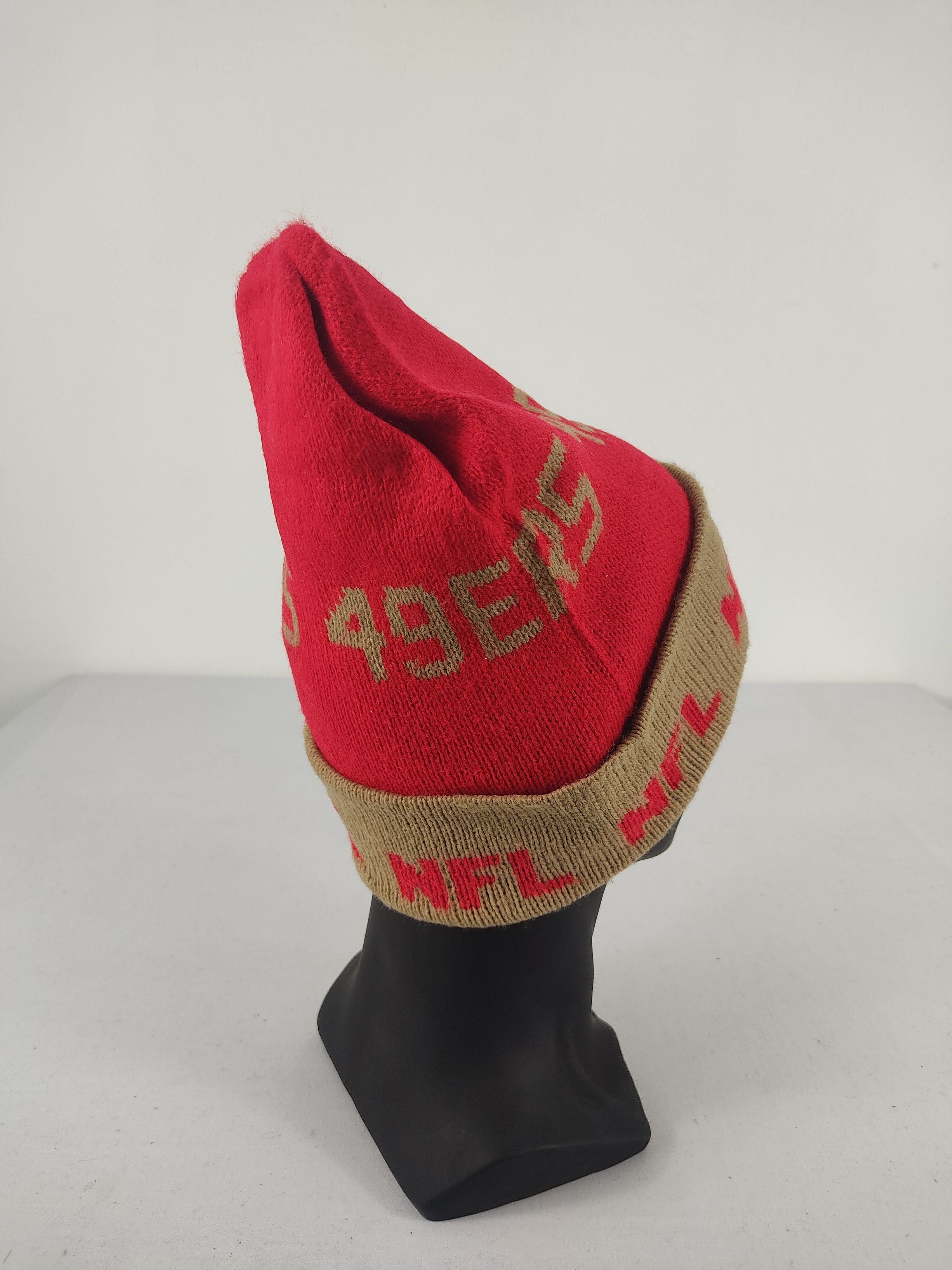 NFL × Vintage Vintage NFL 49ers Beanie / Snow Hat / Snow Cap Size ONE SIZE - 4 Thumbnail