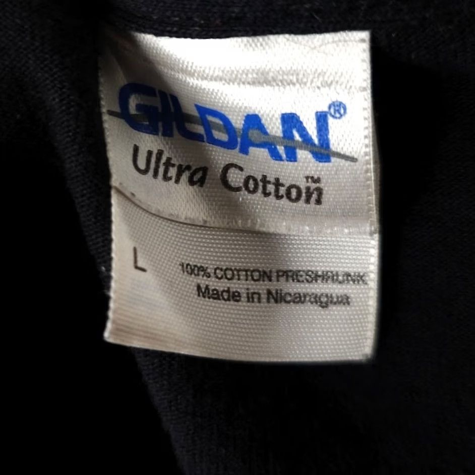 Gildan Gildan GT MAT T Shirt Mens Large Black Sound Deadening Problem Solver Shirt Size US L / EU 52-54 / 3 - 6 Thumbnail
