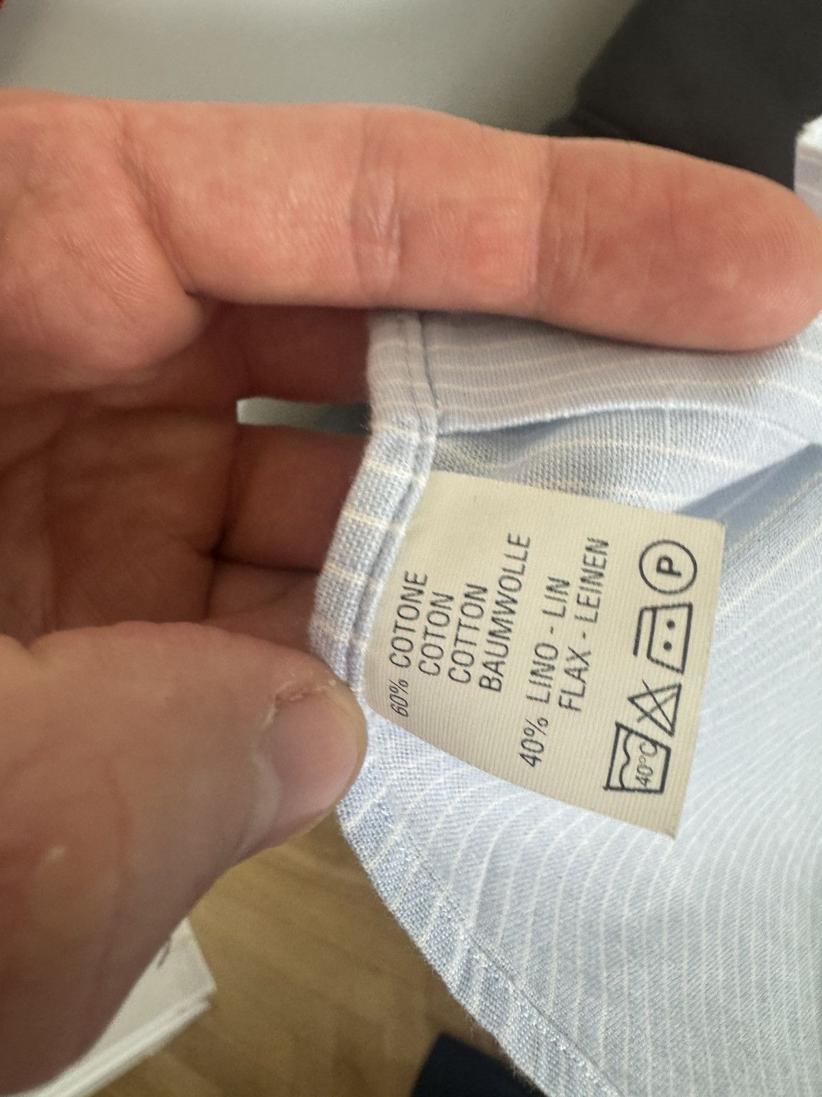 Balenciaga Balenciaga BB Logo Vintage Button Up Striped Shirt Casual Size US XL / EU 56 / 4 - 7 Thumbnail