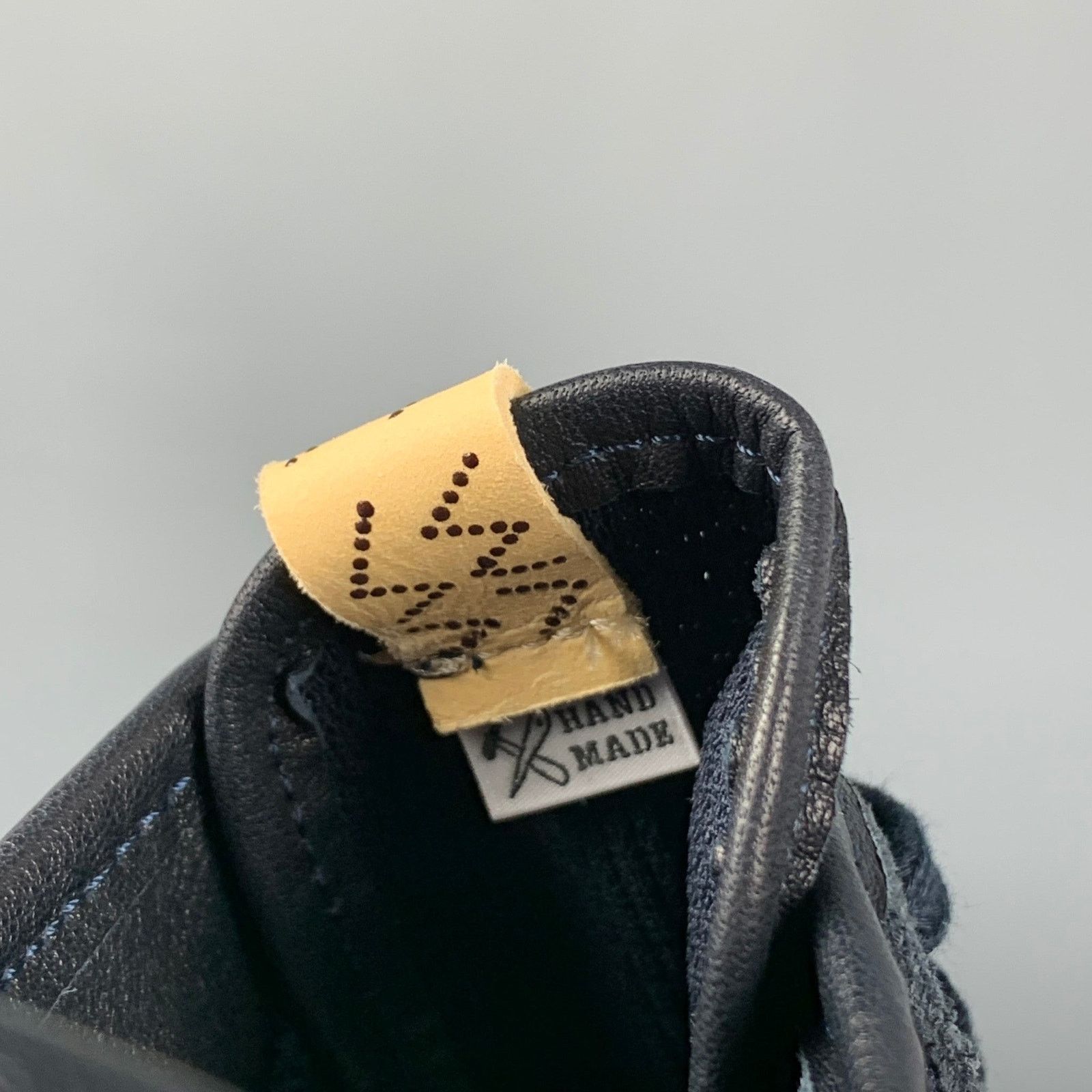 Visvim VISVIM 10.5 Navy Mixed Material Lanier High-Top Sneakers Size US 10.5 / EU 43-44 - 7 Thumbnail