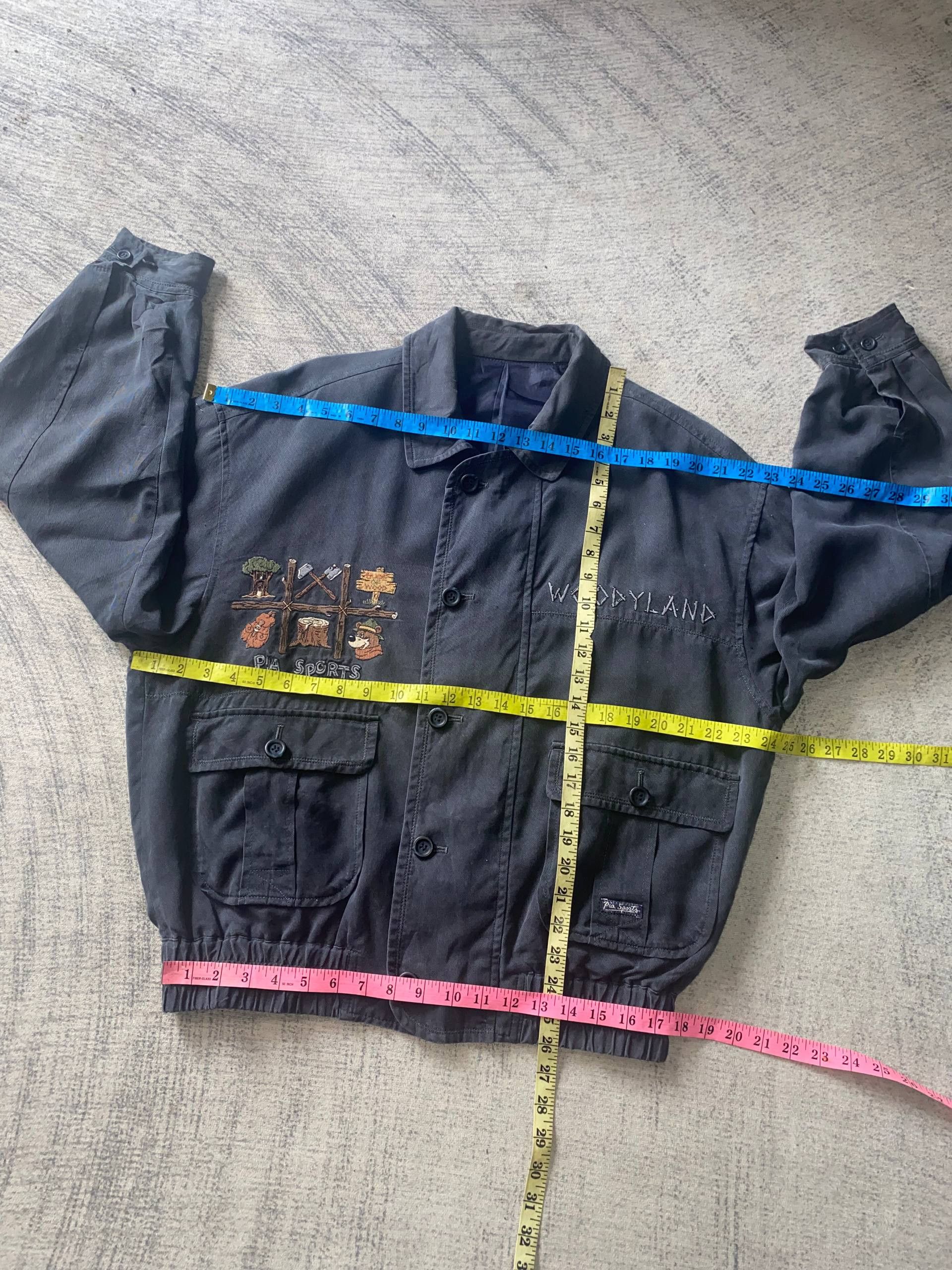 Gear for Sports Vintage Pia Sports Woodyland Boxy Bomber Jacket Size US M / EU 48-50 / 2 - 13 Thumbnail