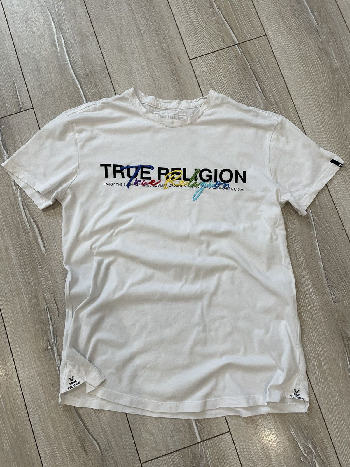 True Religion True Religion T-Shirt Big Logo white Size US M / EU 48-50 / 2 - 1 Thumbnail