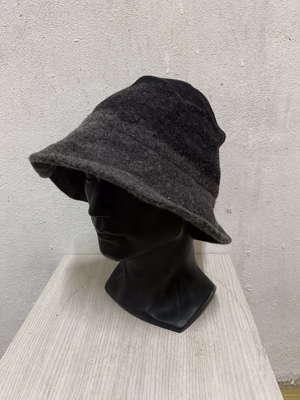 Japanese Brand Japanese Brand Plain Bucket Hat Size ONE SIZE - 3 Thumbnail